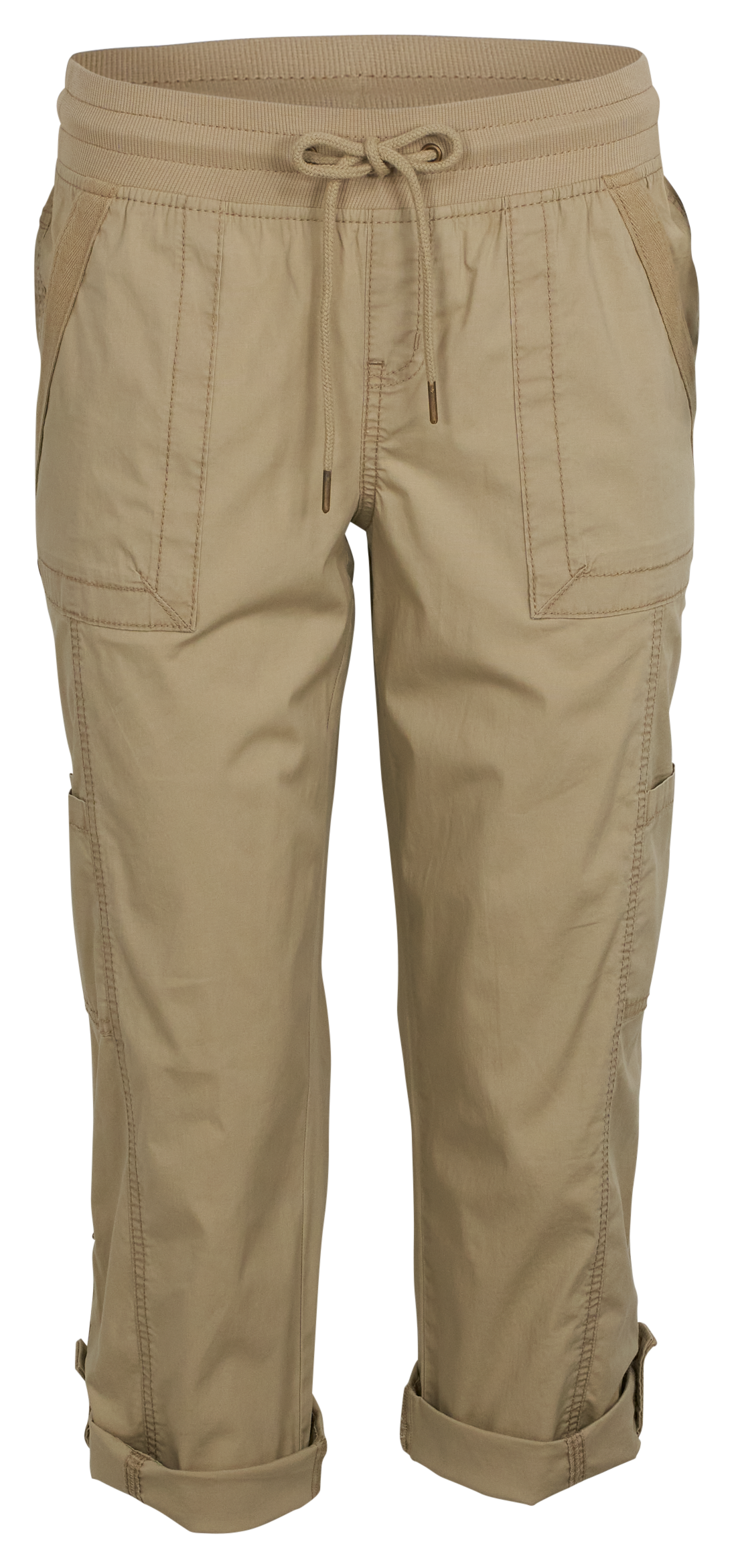 Image of Natural Reflections Honey Creek Convertible Capri Pants - Twill