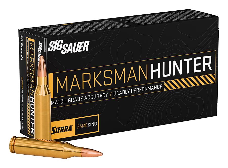 Image of SIG SAUER Marksman Hunter .243 Winchester 85 Grain Sierra Gameking Centerfire Rifle Ammo