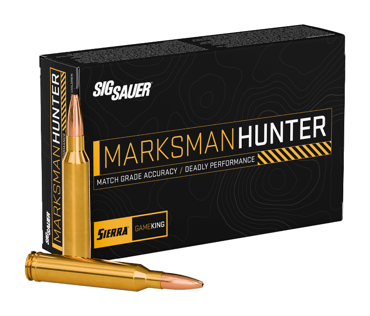 Image of SIG SAUER Marksman Hunter 7mm Rem Mag 160 Grain Sierra Gameking Centerfire Rifle Ammo