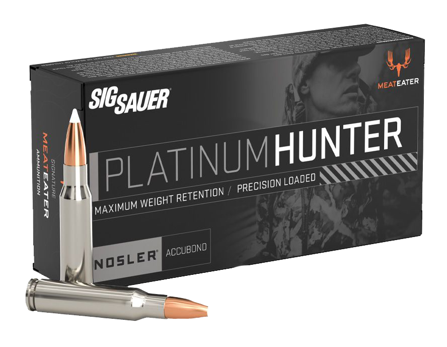 Image of SIG SAUER Platinum Hunter .243 Win 90 Grain AccuBond Centerfire Rifle Ammo