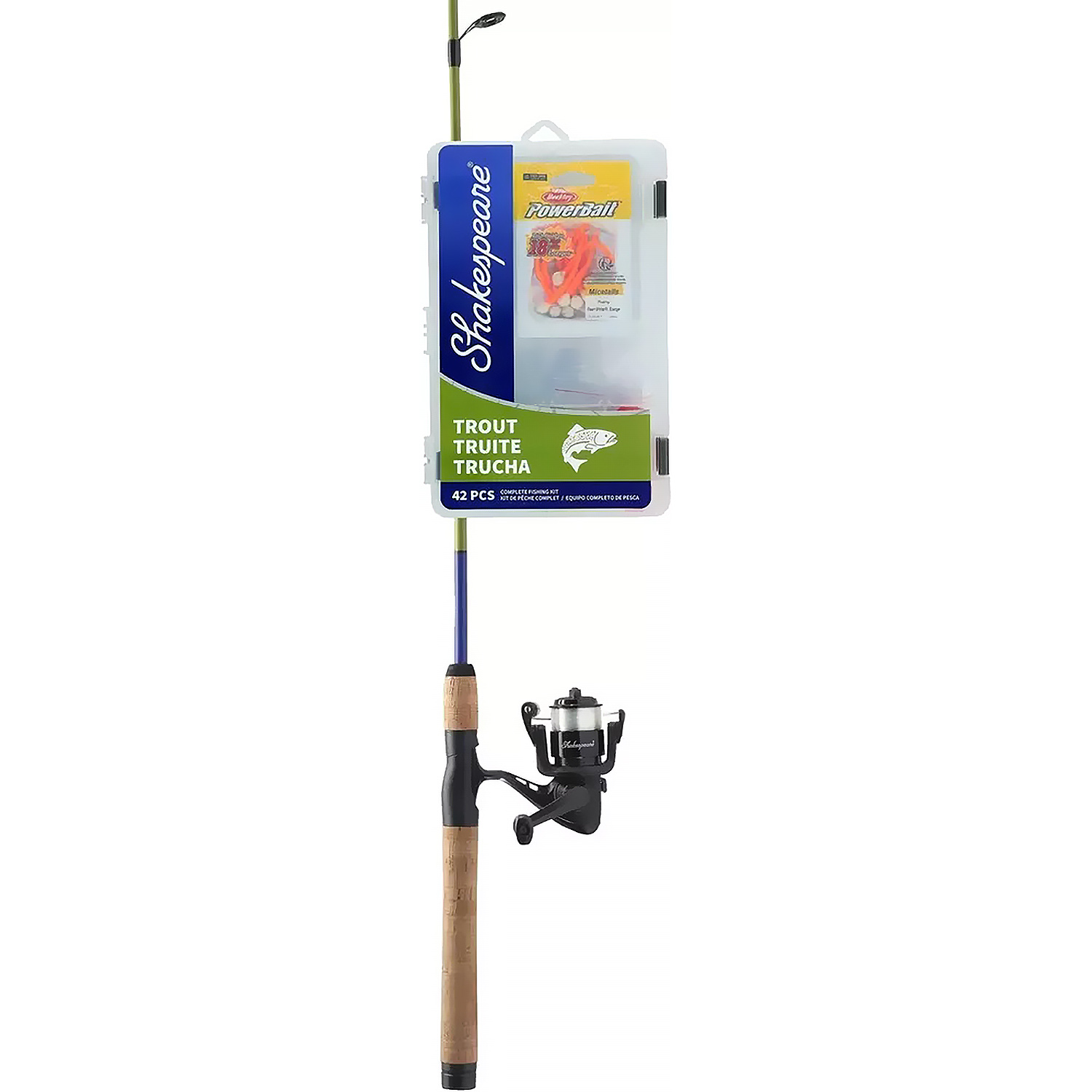 Image of Shakespeare Catch More Fish Trout West Spinning Combo