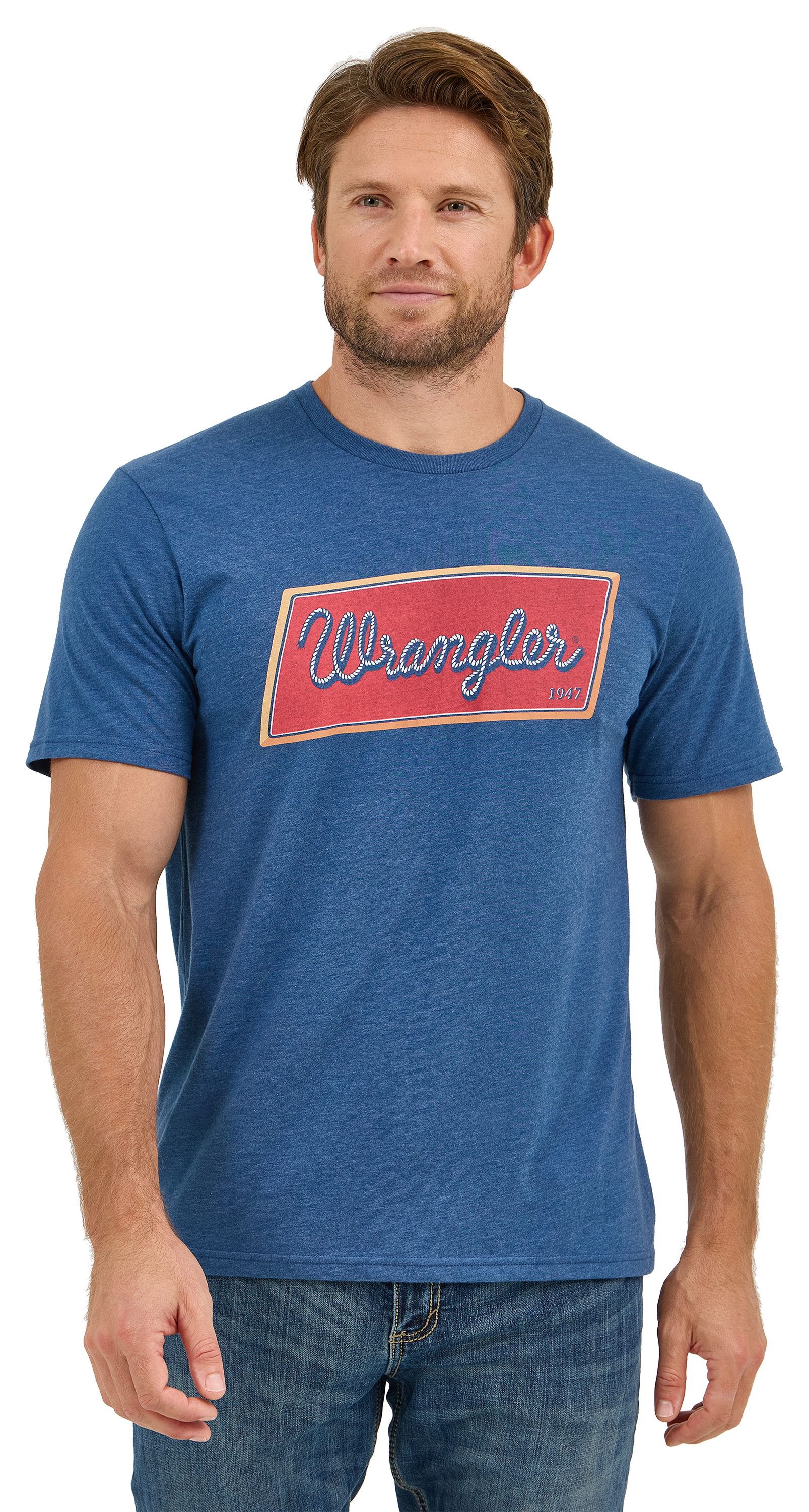 WRANGLER Rope Logo Graphic Short-Sleeve T-Shirt for Men
