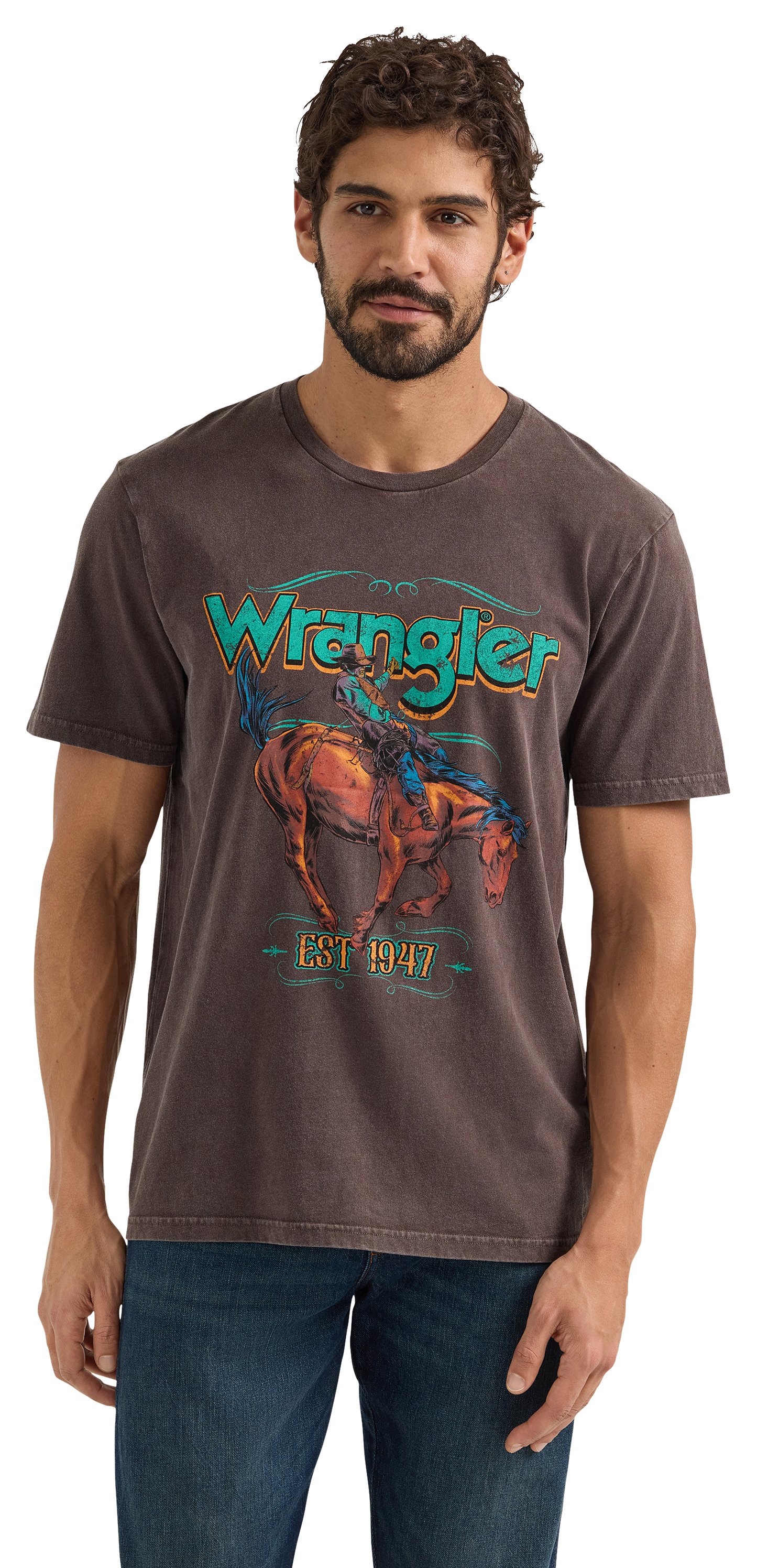 Wrangler Bronc Rider Short-Sleeve T-Shirt for Men                                                                               
