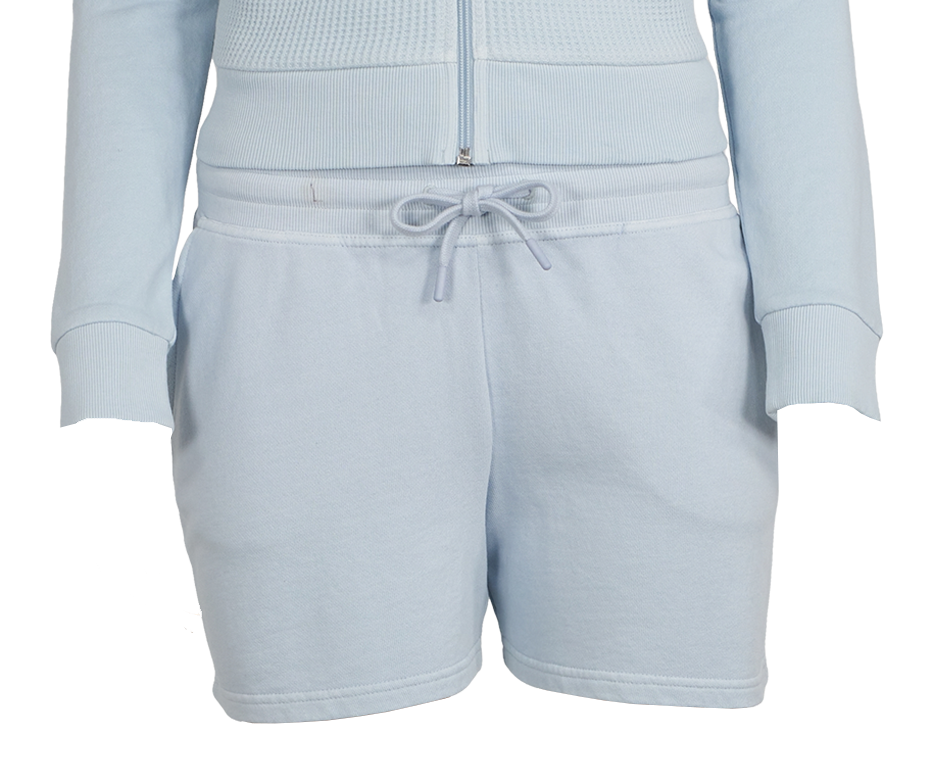 Image of Natural Reflections Harbor Terry Shorts - Skyway