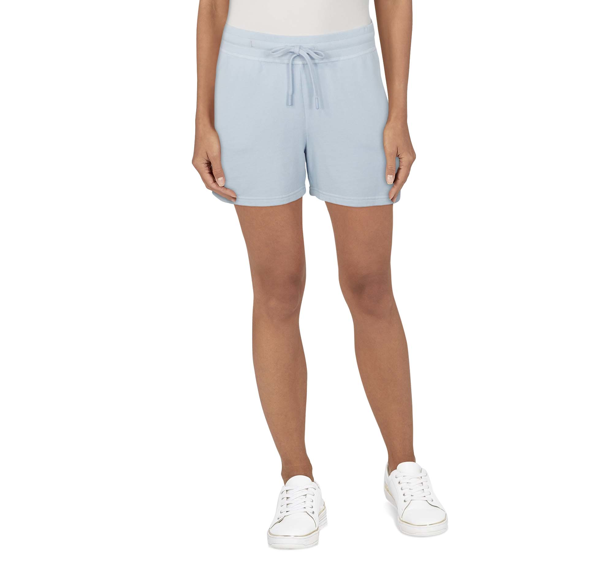 Image of Natural Reflections Harbor Terry Shorts - Skyway
