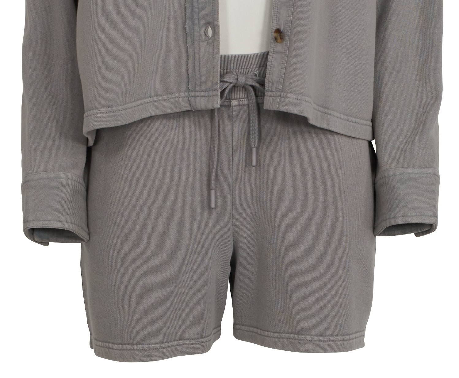 Image of Natural Reflections Harbor Terry Shorts - Griffin