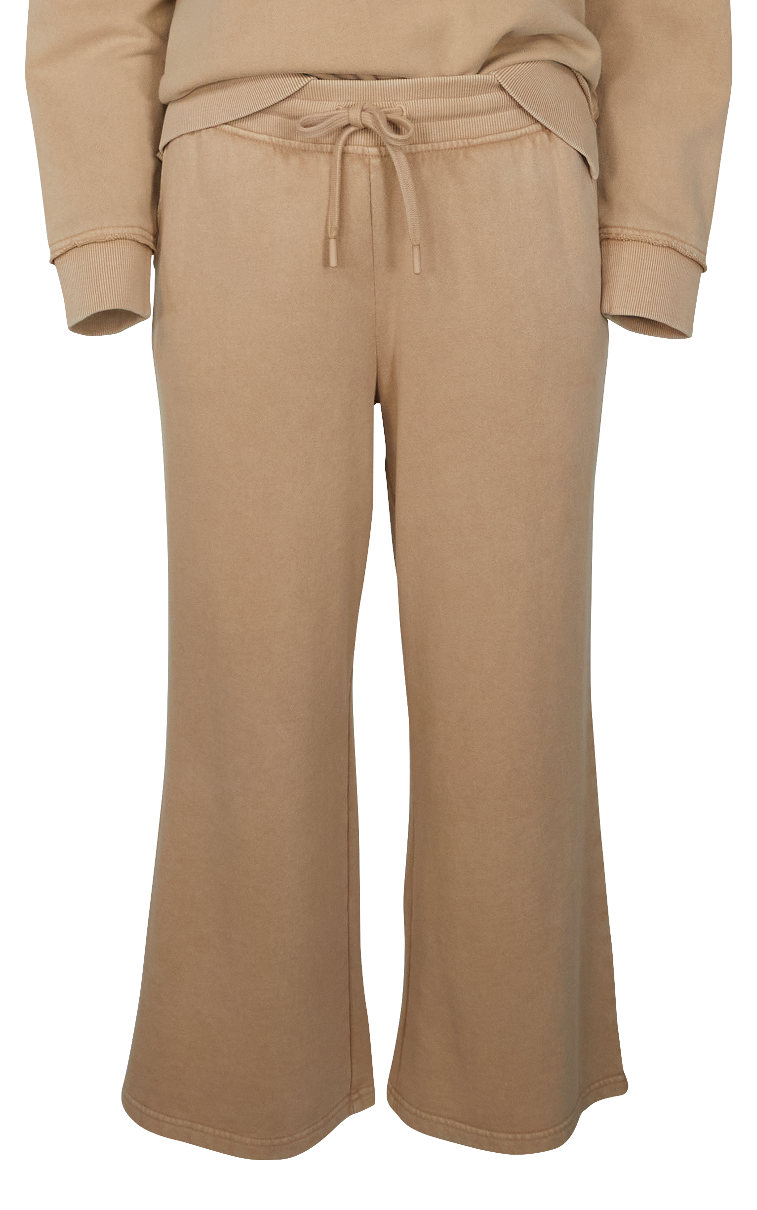 Image of Natural Reflections Harbor Cropped Pants - Warm Taupe - L