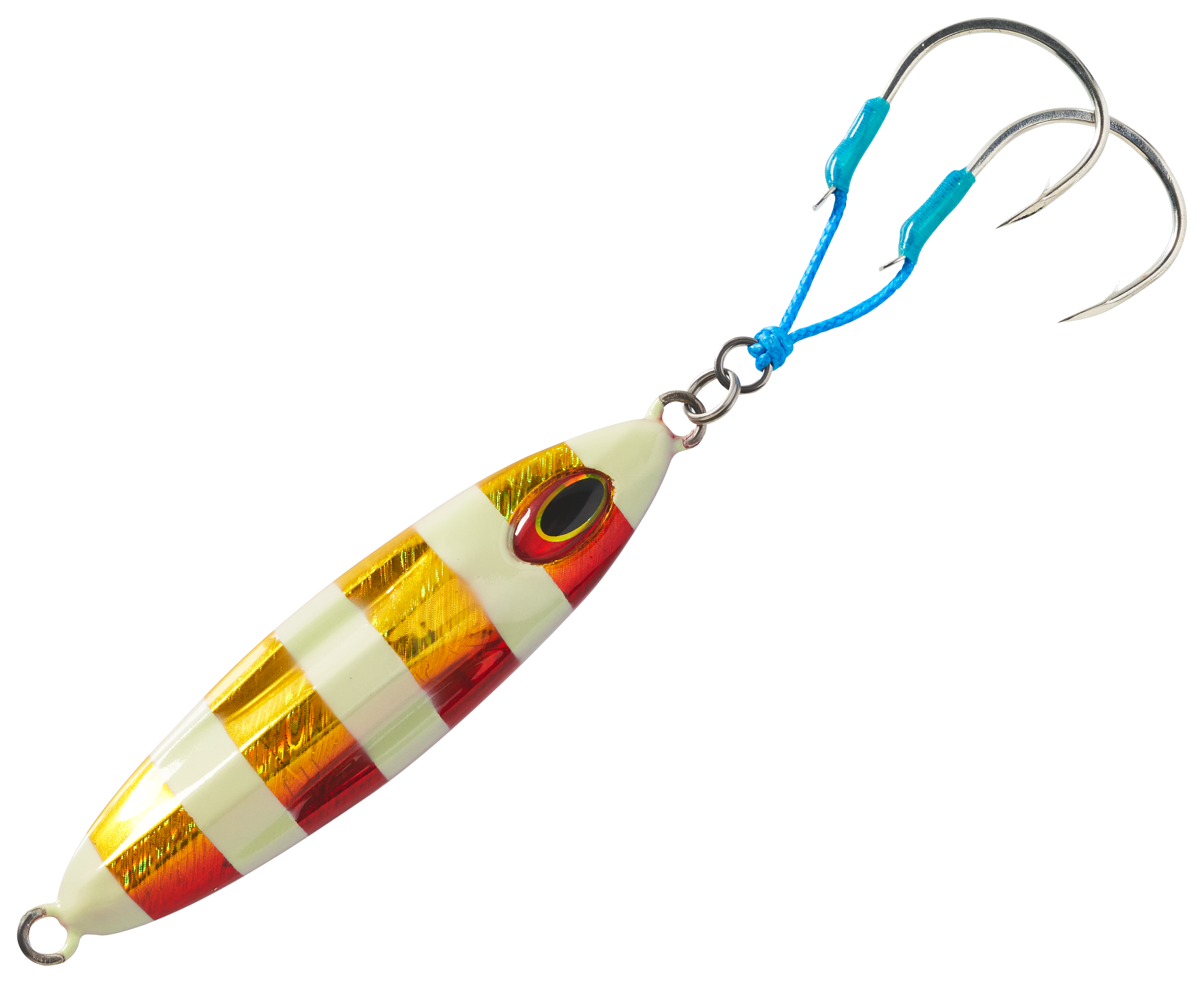 Offshore Angler Salt League Slow Pitch Jig - Tiger Glow - 3-1/2