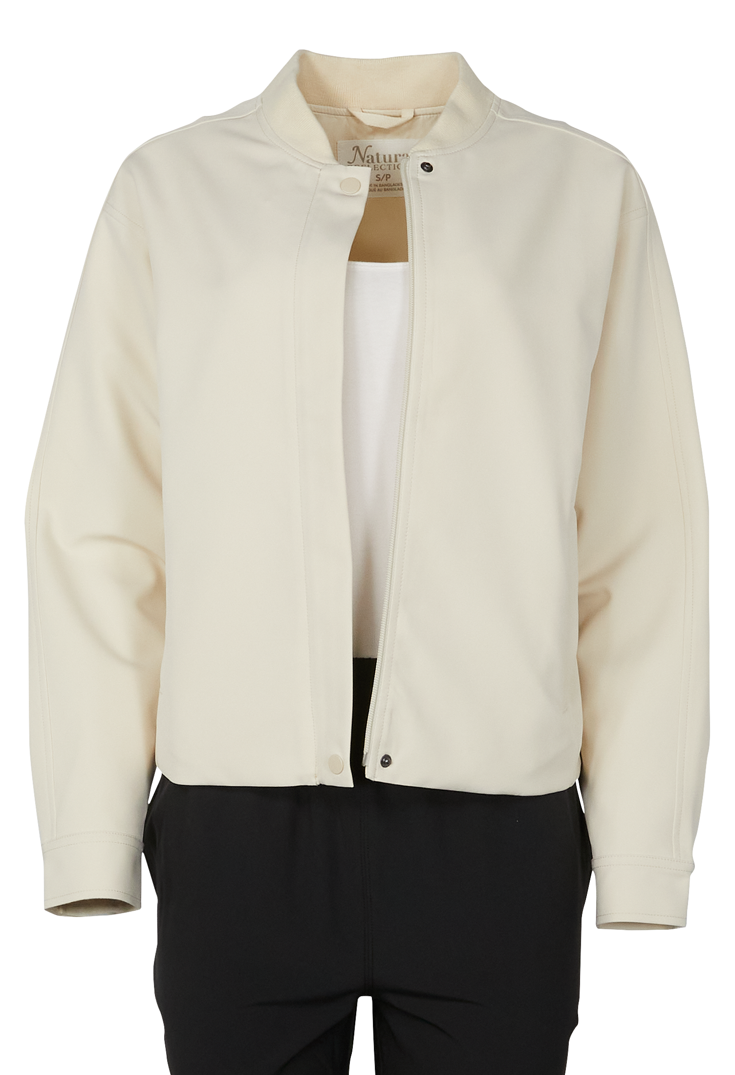 Image of Natural Reflections Stretch Tech Bomber Jacket