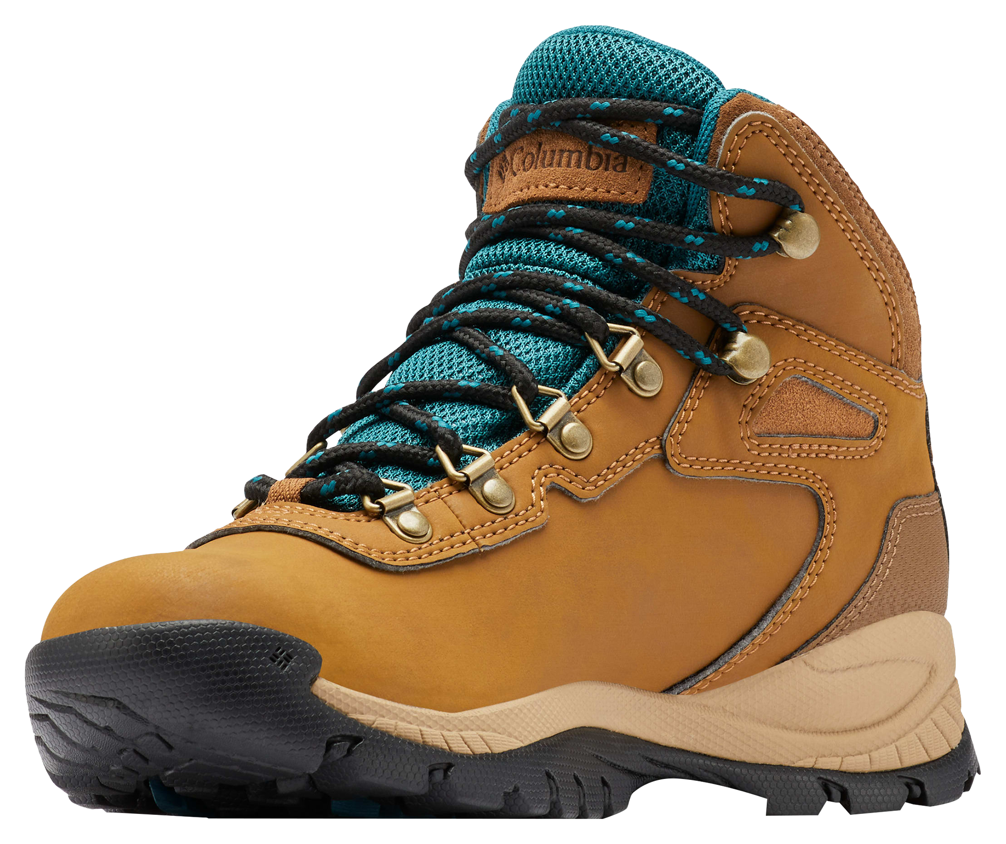 Image of Columbia Newton Ridge Plus Waterproof Hiking Boots for Ladies - Elk/River Blue - 6.5M