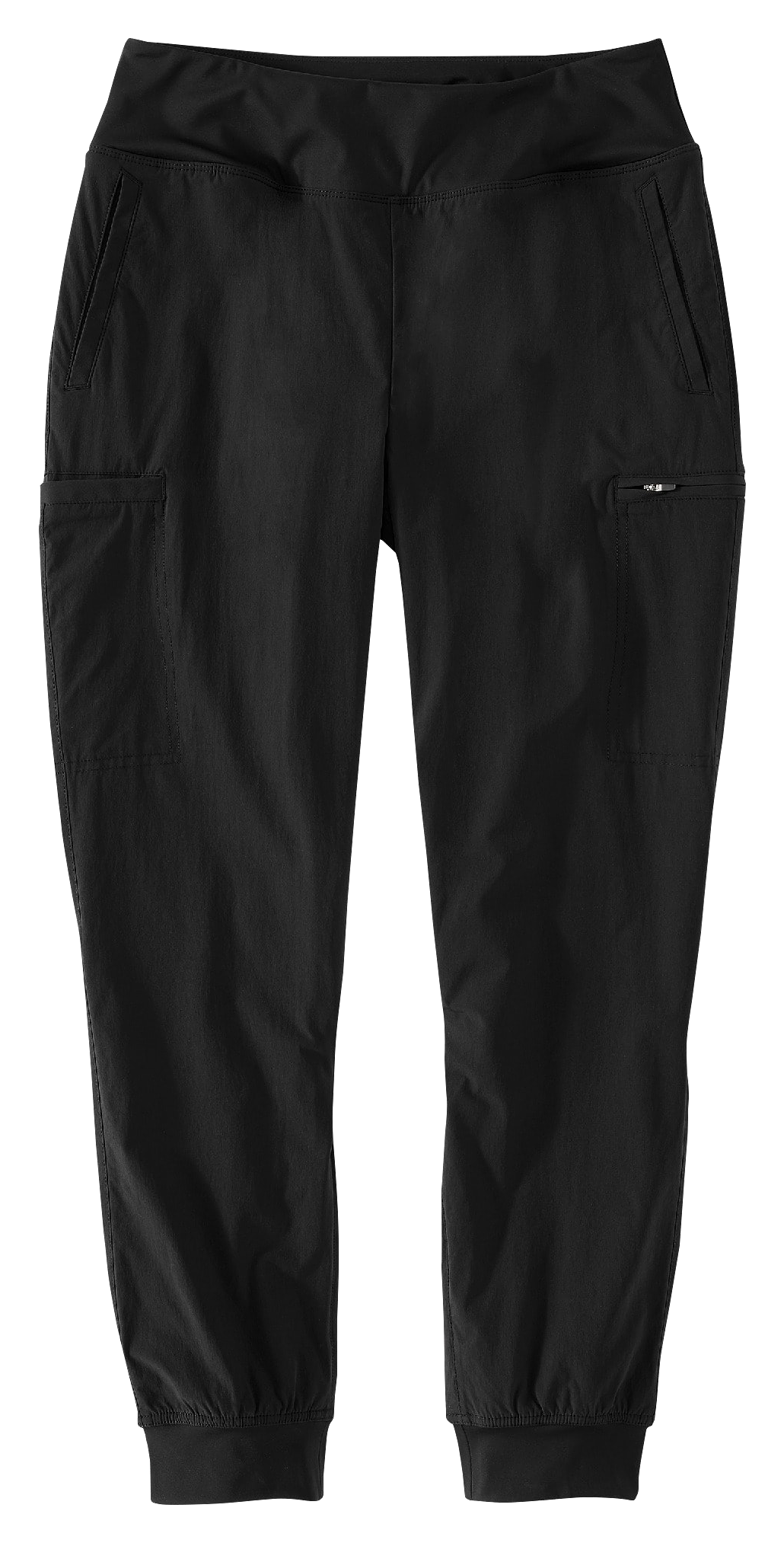 Image of Carhartt Force Relaxed Fit Fleece-Lined Joggers for Ladies - Black - L - Regular