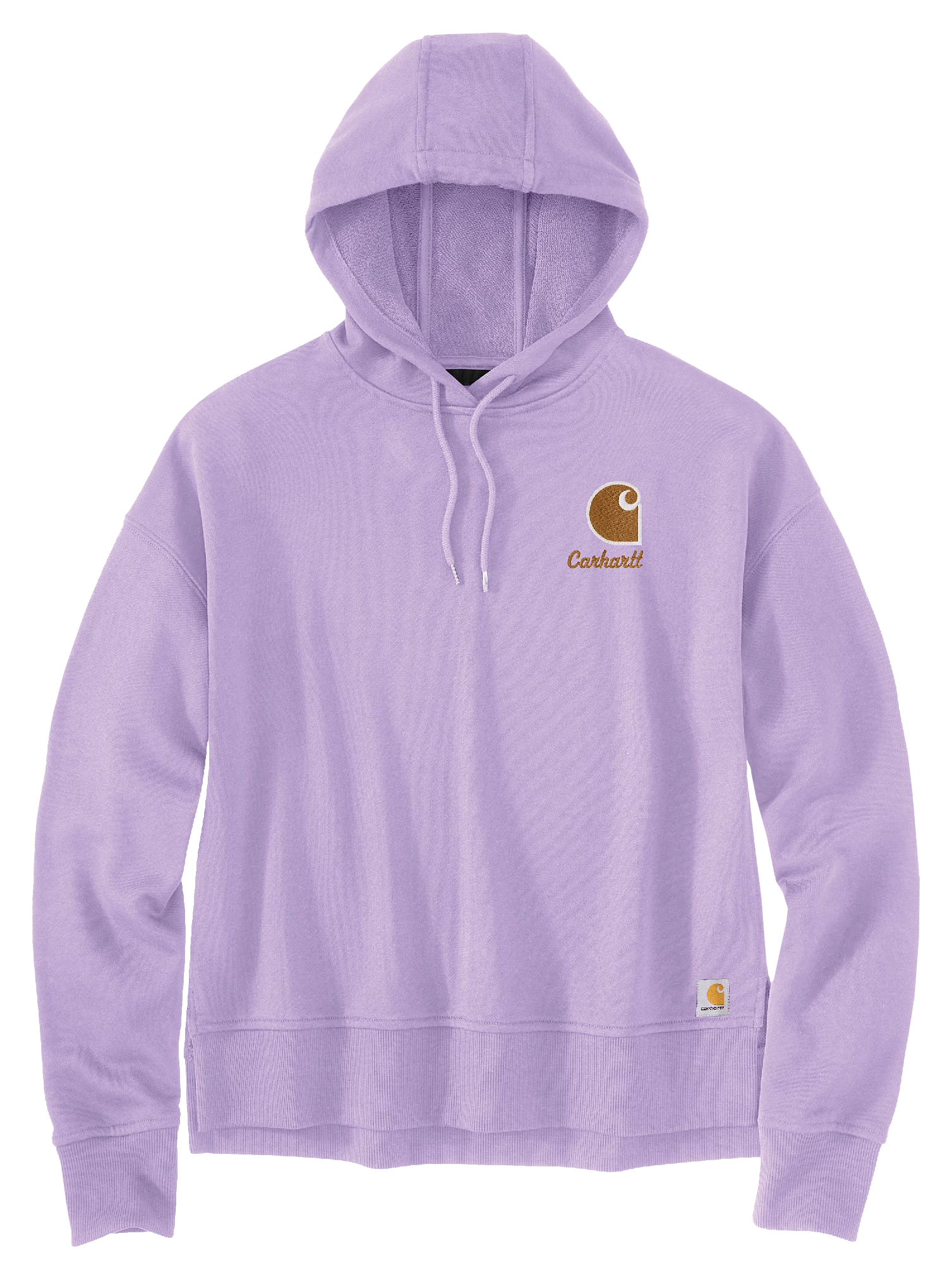 Image of Carhartt Tencel Fiber Series Graphic Hooded Sweatshirt for Ladies - Violet Haze - M