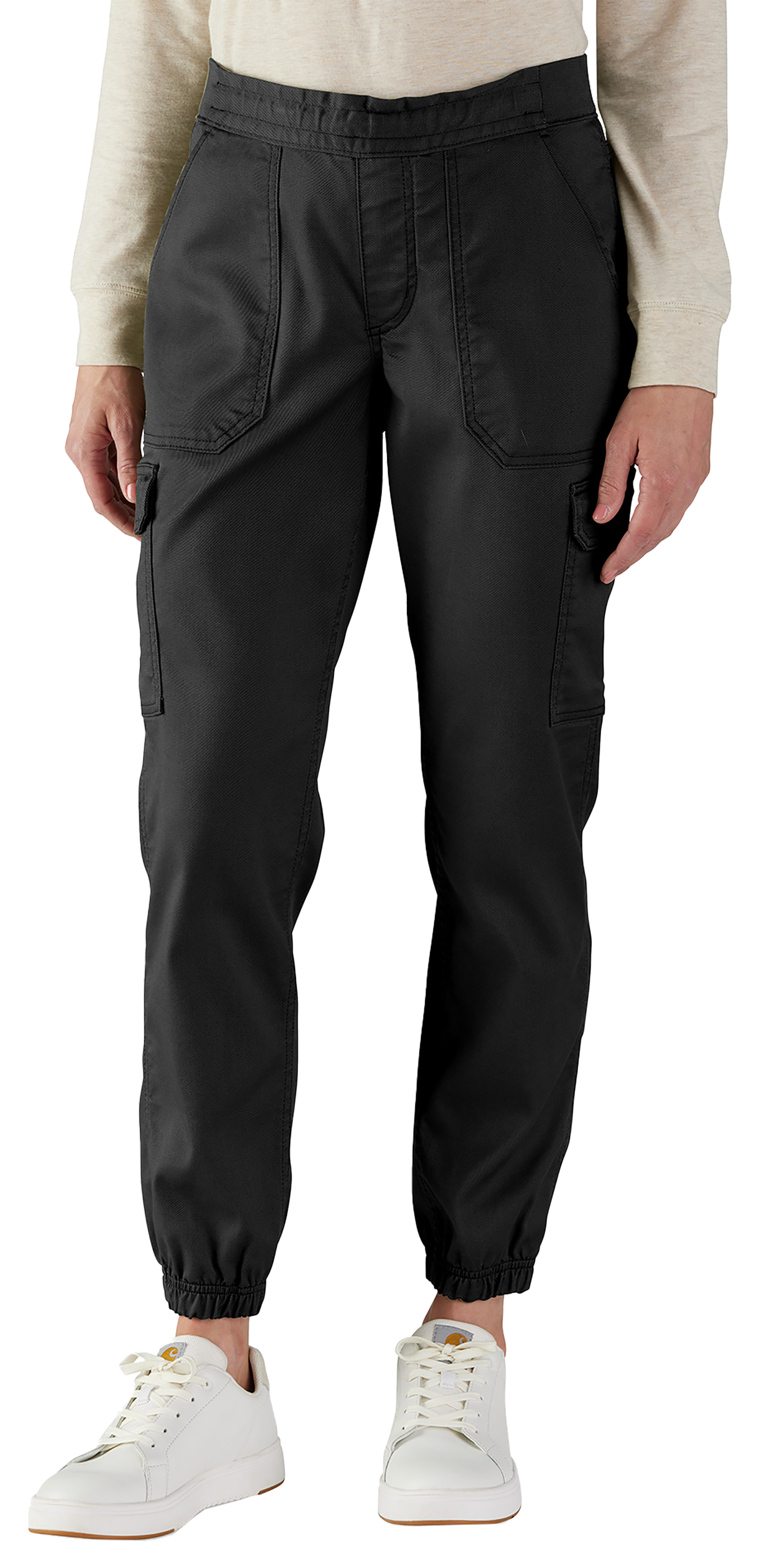 Image of Carhartt TENCEL Fiber Series Relaxed-Fit Twill Pants for Ladies - Black - XS