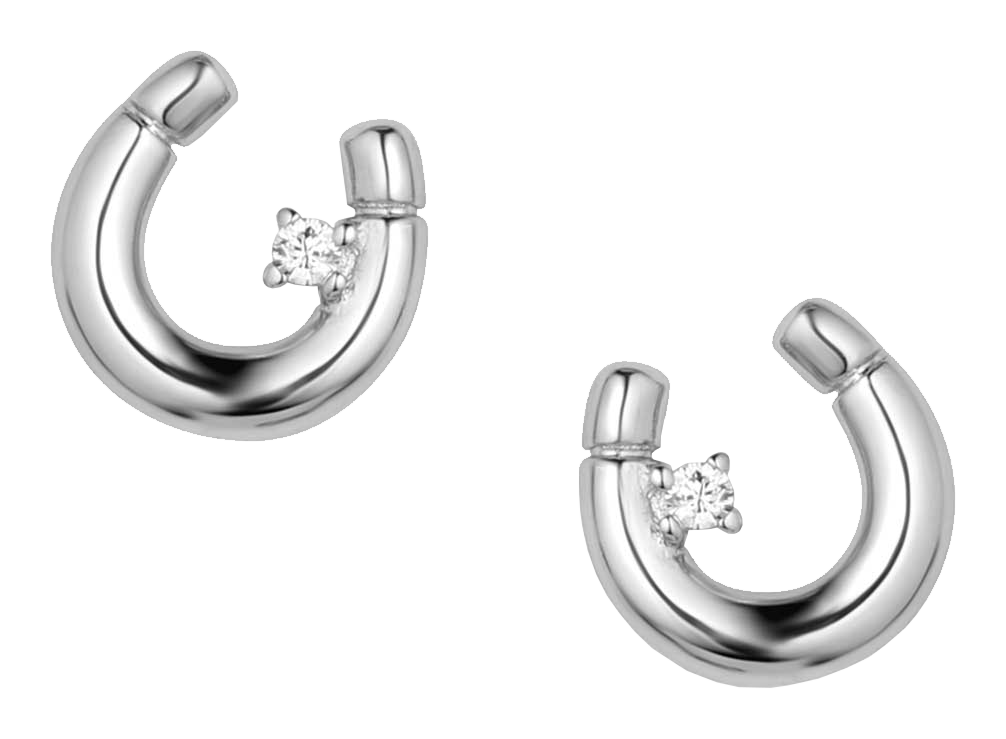 Image of Montana Silversmiths Little Light Horseshoe Earrings