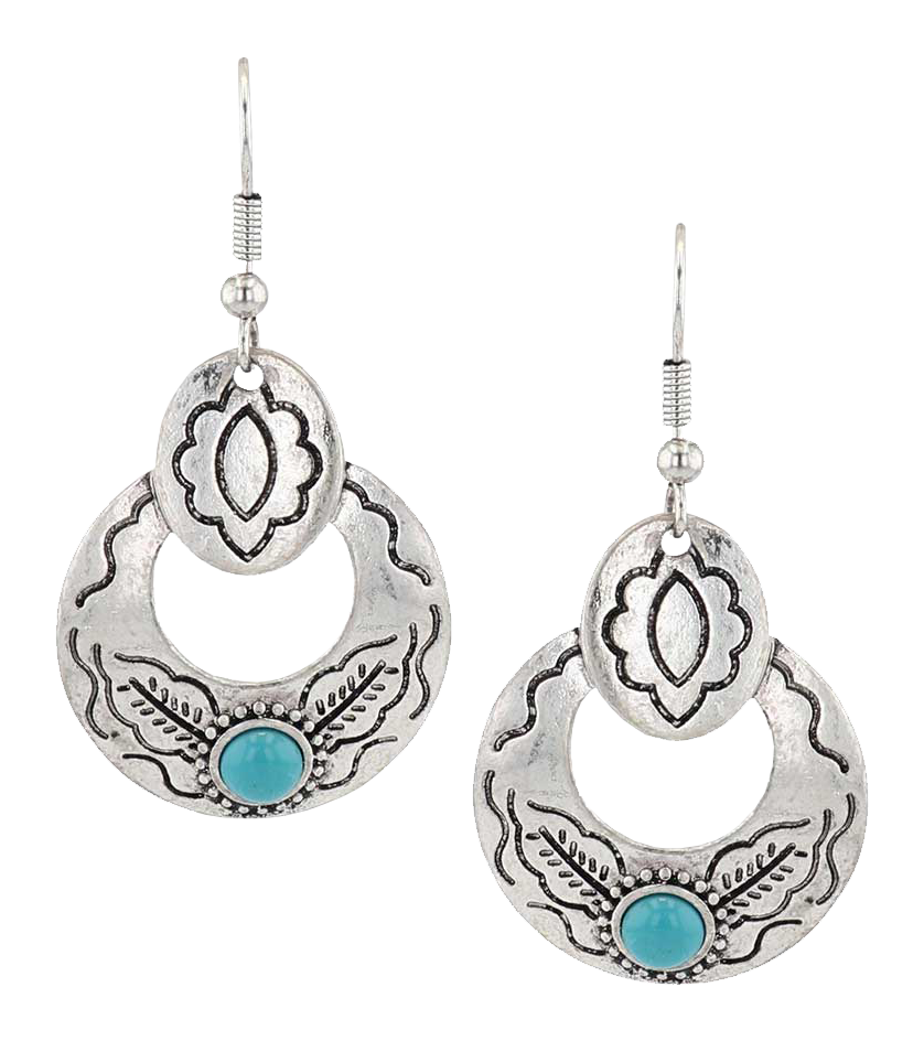 Image of Montana Silversmiths Subtle Southwest Attitude Earrings