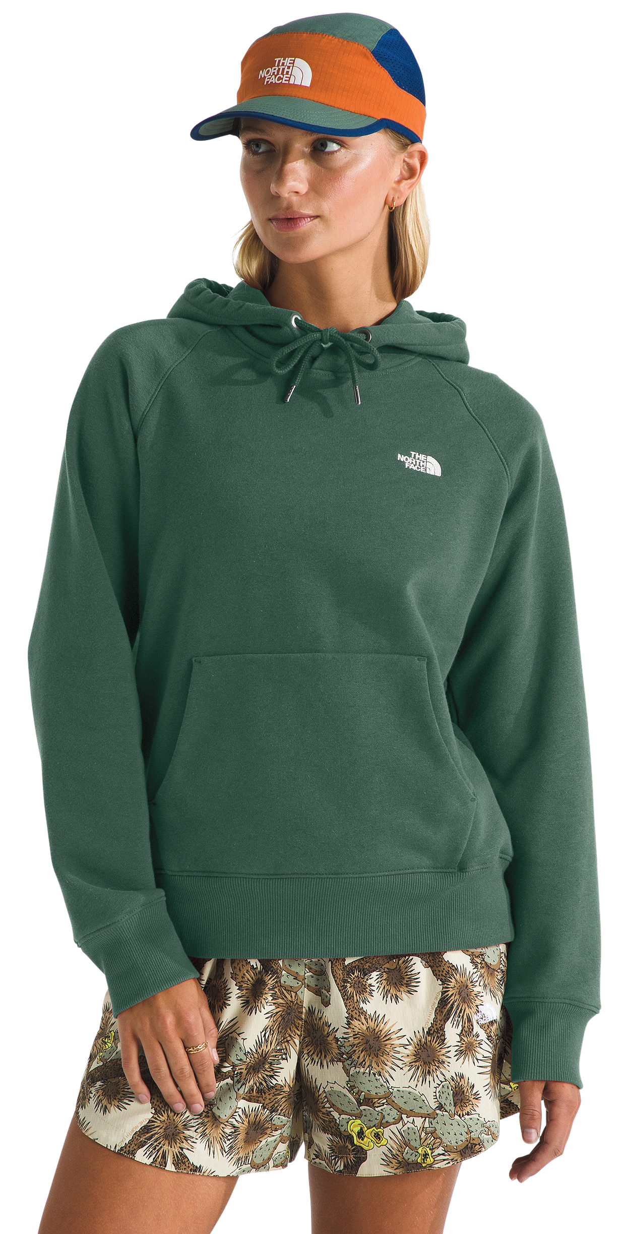 Image of The North Face Evolution Long-Sleeve Hoodie for Ladies - Duck Green