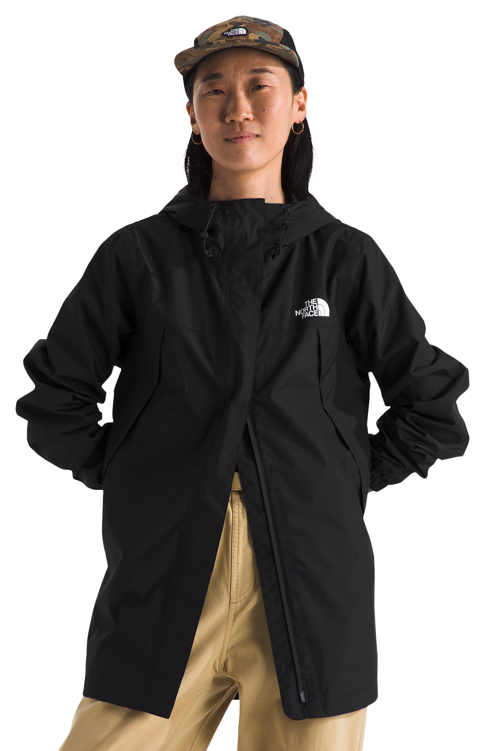 Image of The North Face Antora Rain Parka for Ladies - TNF Black - M