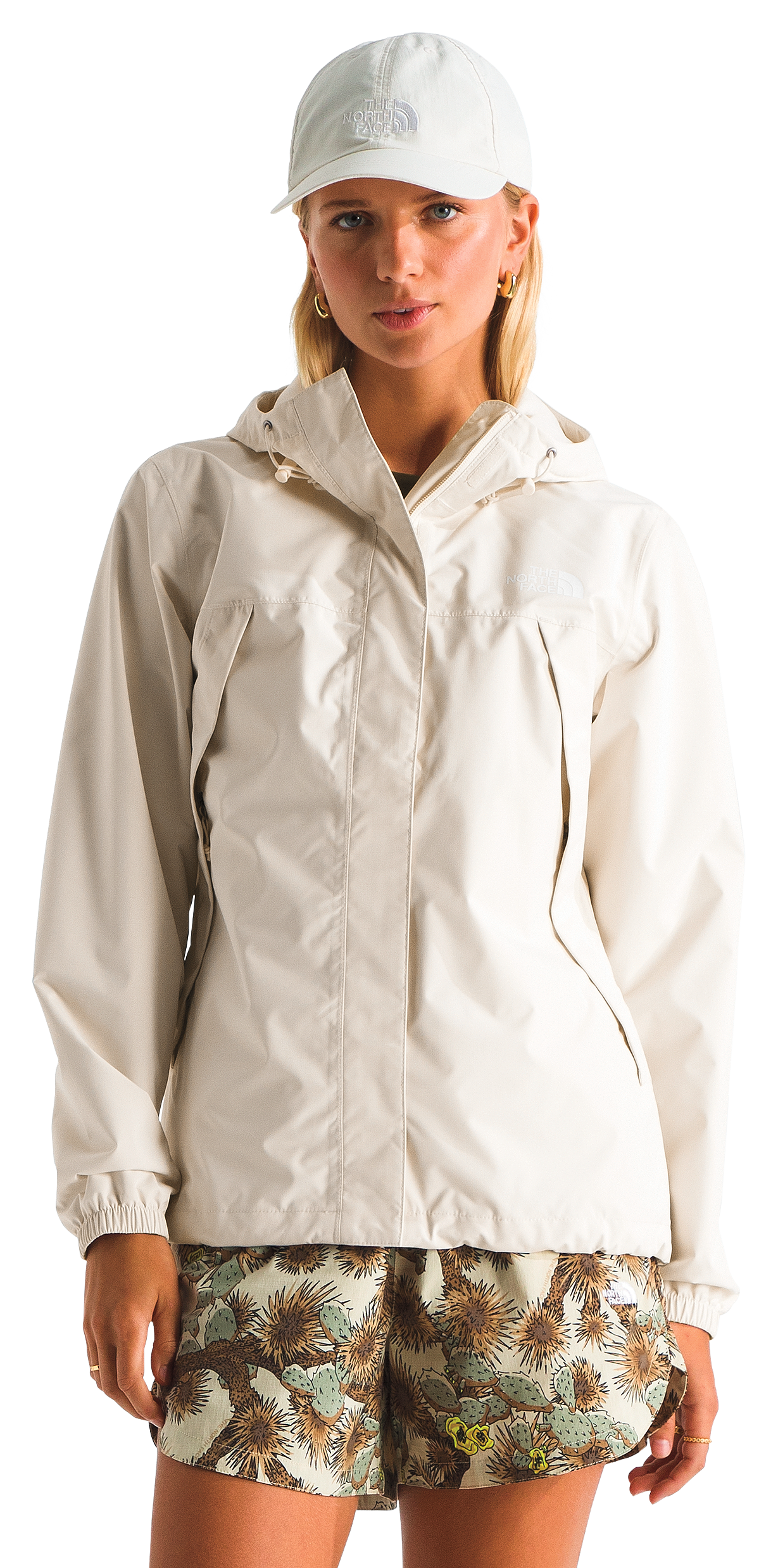 Image of The North Face Antora Rain Jacket - White Dune - XL