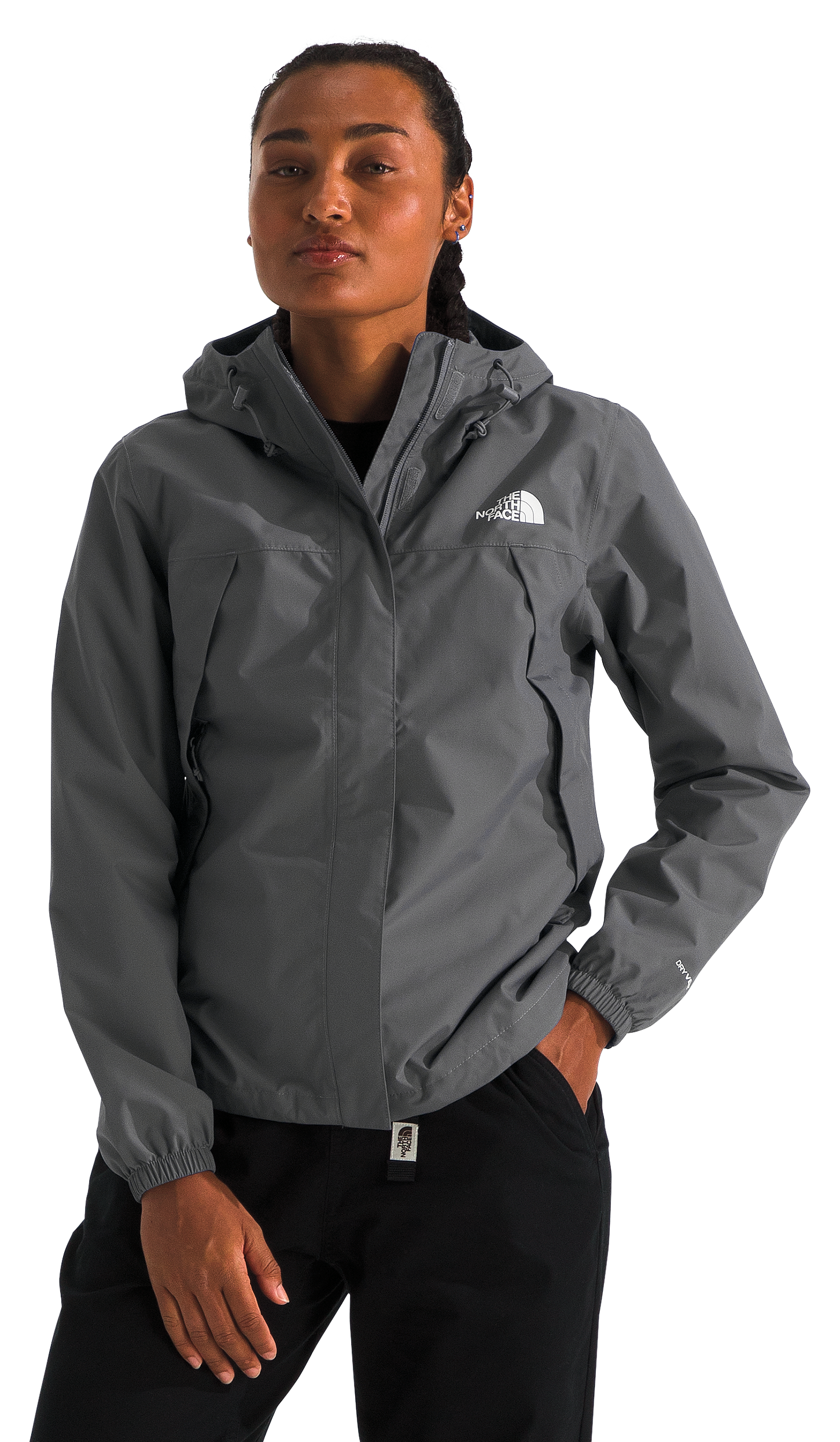 Image of The North Face Antora Rain Jacket for Ladies - Smoked Pearl - XL