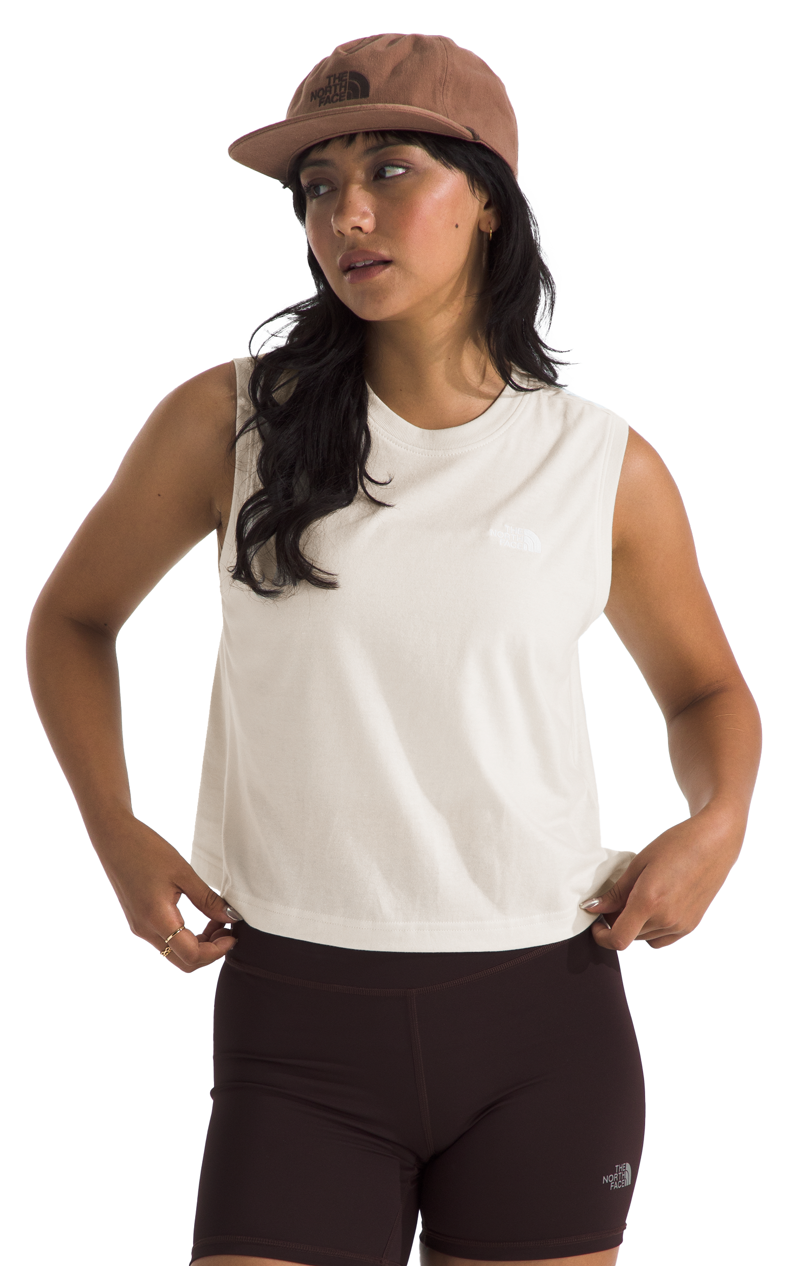 Image of The North Face Evolution Tank for Ladies - White Dune
