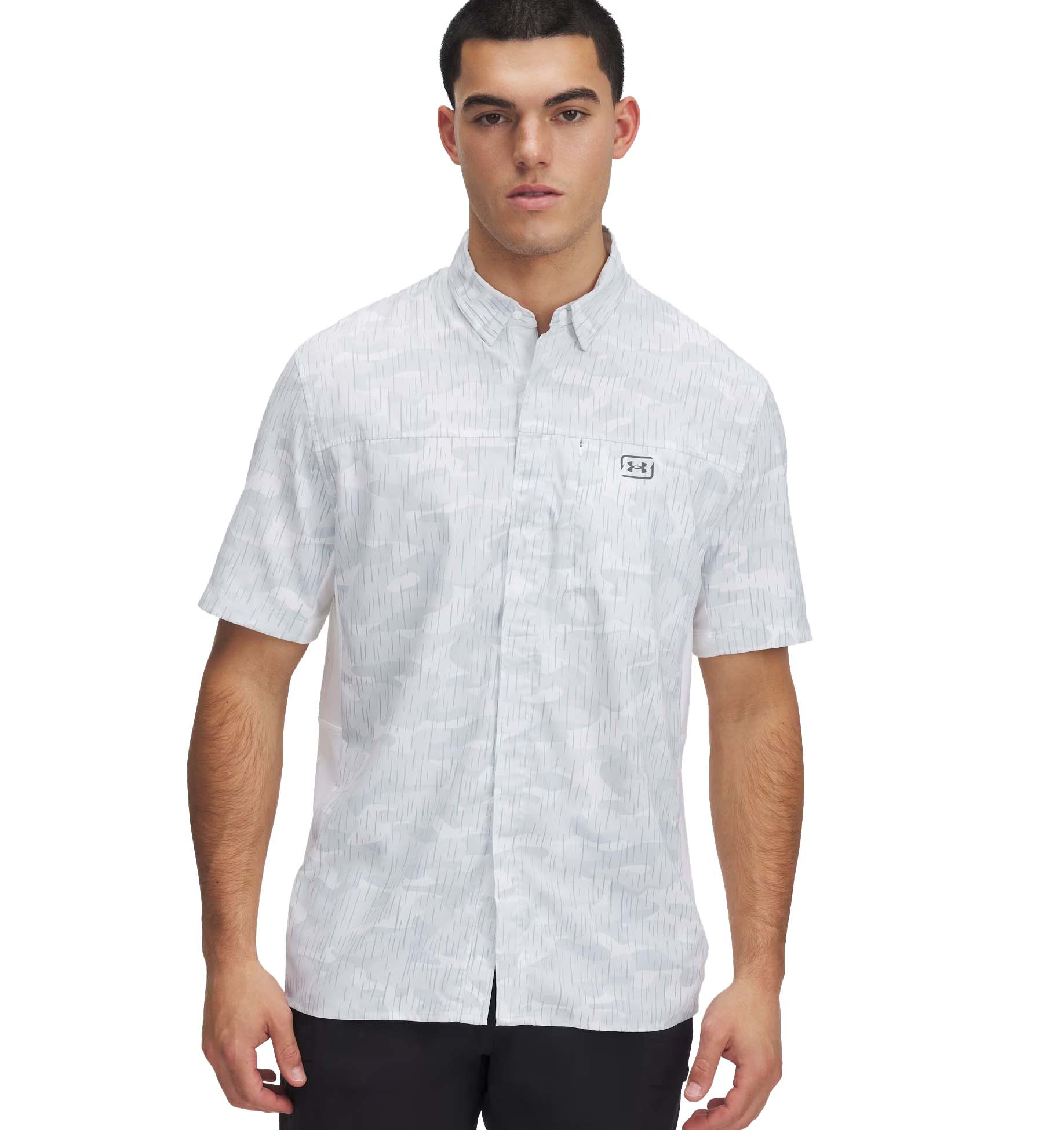 UNDER ARMOUR Fish Pro Hybrid Printed Short-Sleeve Shirt for Men
