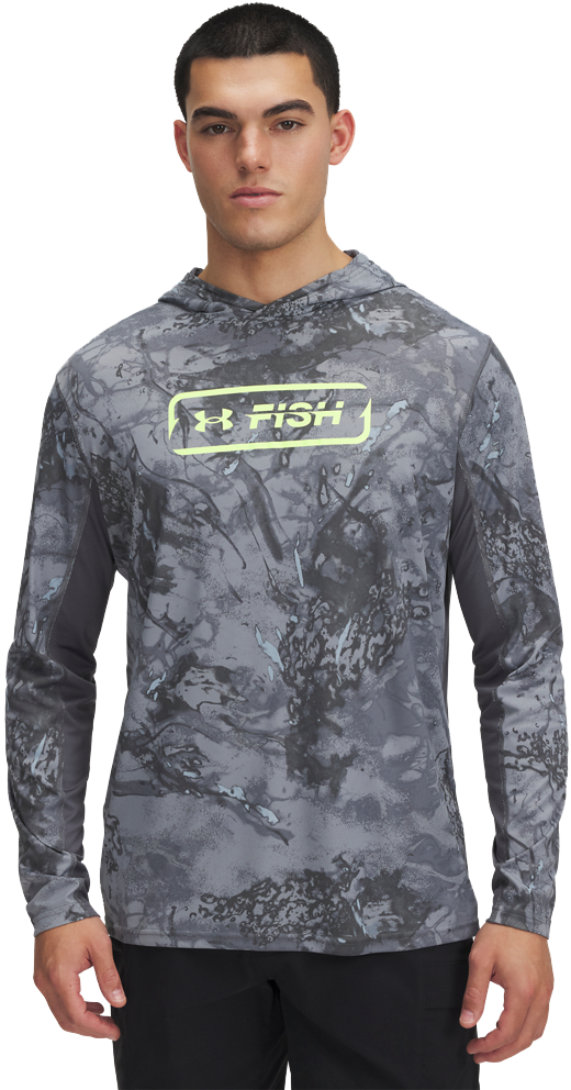 Under Armour® Men's Iso-Chill Shorebreak Camo Long-Sleeve Hoodie