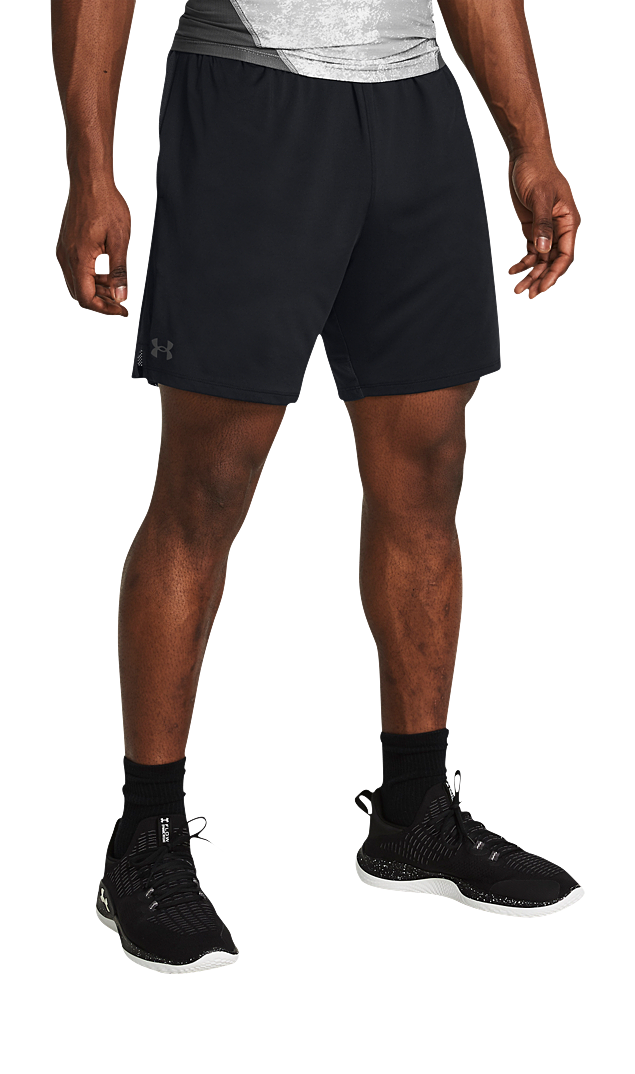 Image of "Under Armour UA Tech Vent 7"" Shorts - Black - XL"