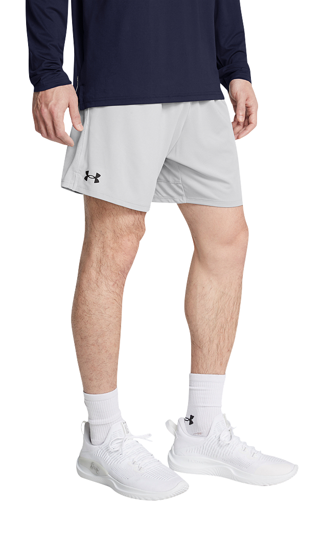 Image of "Under Armour UA Tech Vent 7"" Shorts - Mod Gray"
