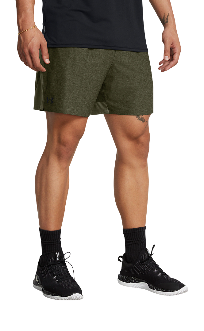 Image of "Under Armour UA Tech Vent 7"" Shorts - Marine OD Green"