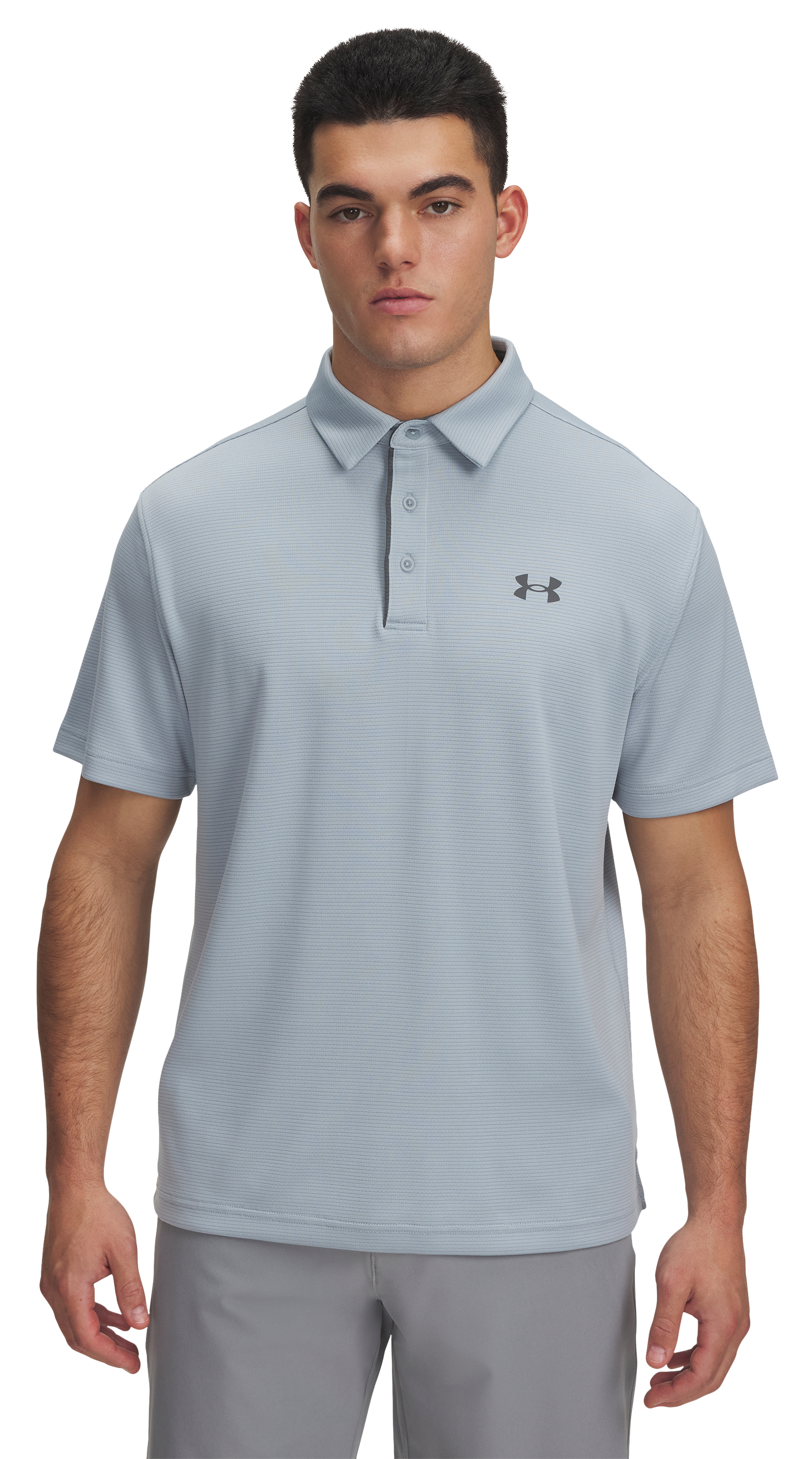 Image of Under Armour Tech Short-Sleeve Polo - Harbor Blue