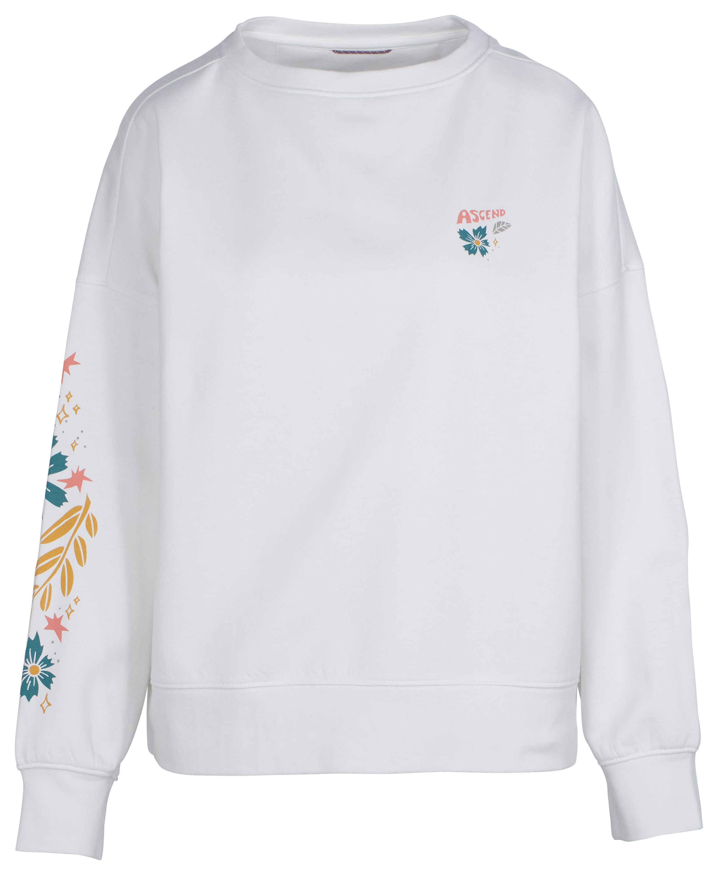 Bass Pro Shops Embroidered Crew-Neck Long-Sleeve Sweatshirt for Ladies