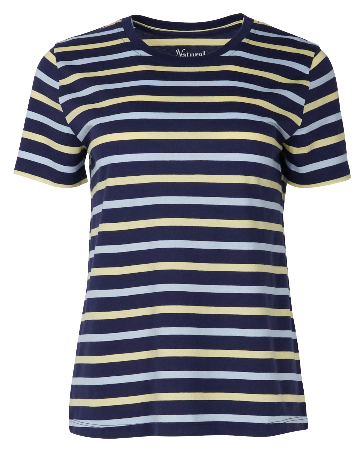 Image of Natural Reflections Everyday Crew Short-Sleeve T-Shirt - Peacoat Stripe