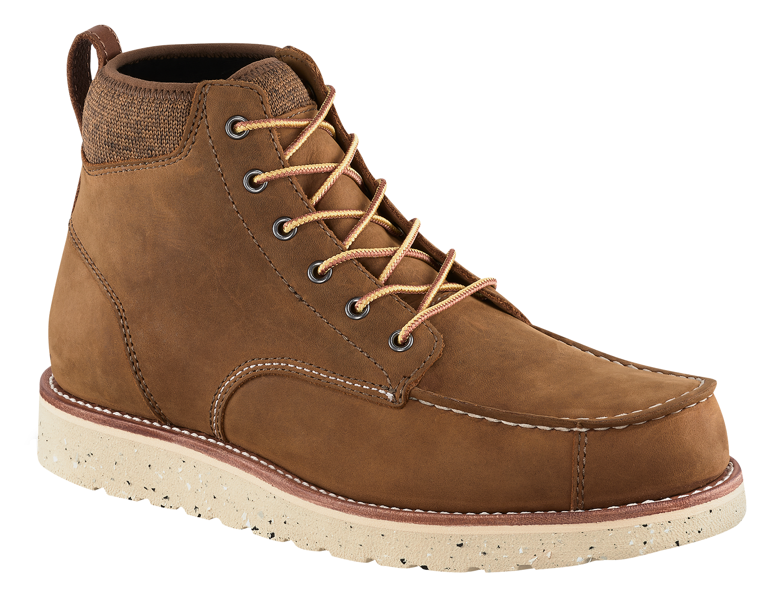 Image of Irish Setter Fifty Moc-Toe Boots for Men - Mango - 11.5M