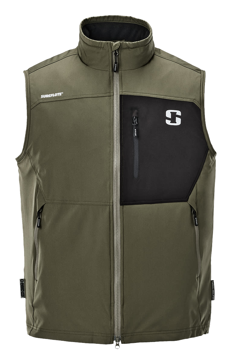 StrikerICE StrikerICE Shield Float Vest for Men | Bass Pro Shops - Dark Olive - $129.99 at Bass Pro Shops