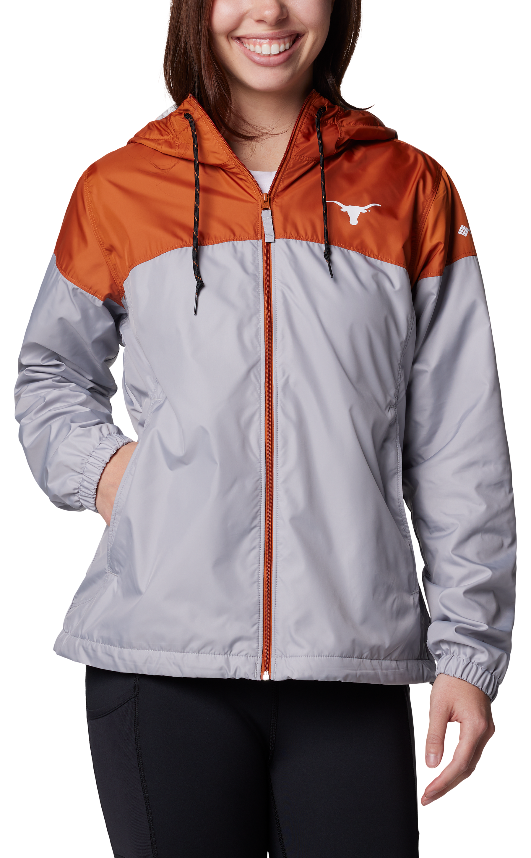 Image of Columbia Collegiate Flash Forward II Lined Jacket for Ladies - University of Texas/Cedar - S