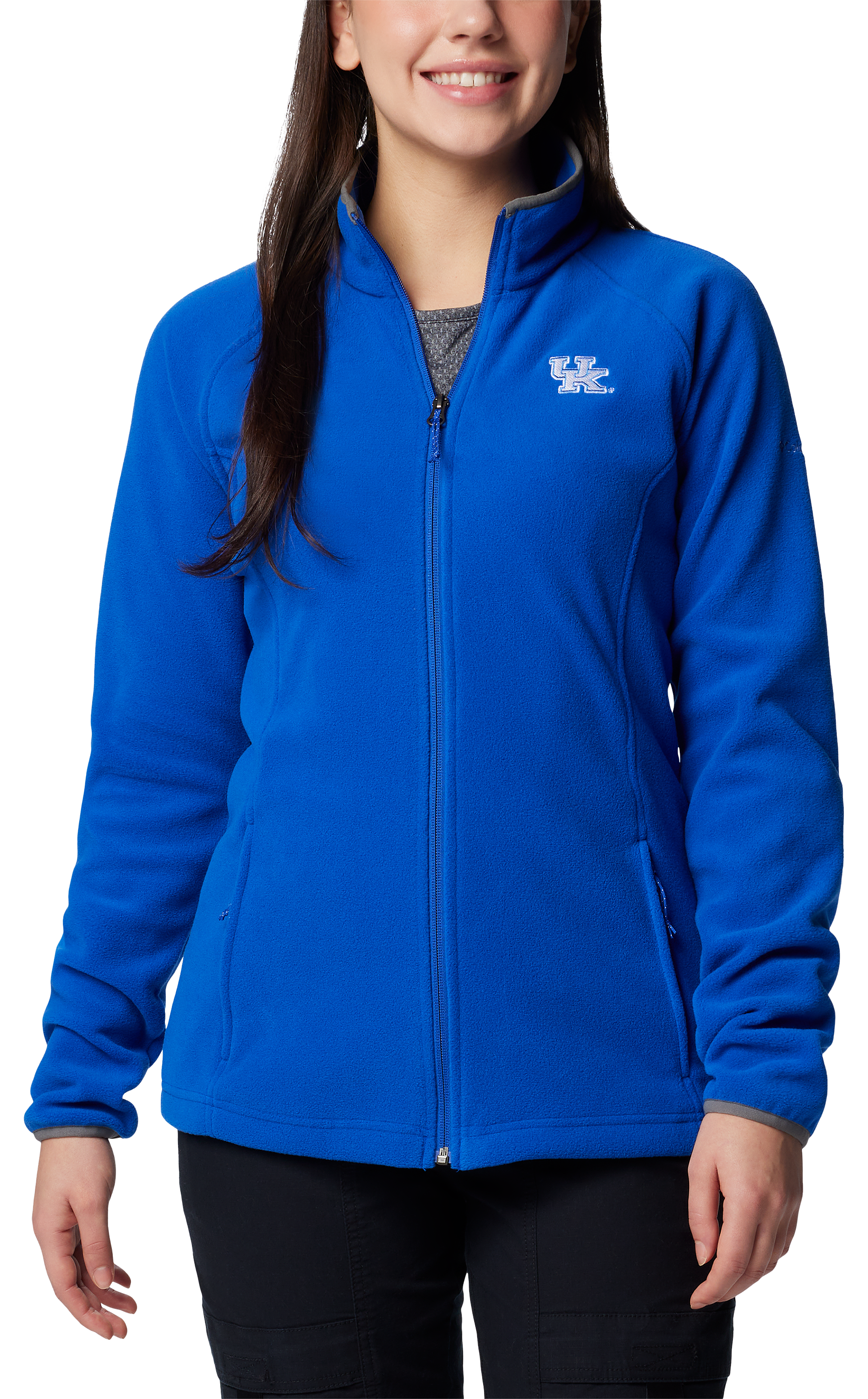 Image of Columbia Collegiate Give and Go III Fleece Jacket for Ladies - University of Kentucky/Azul - M