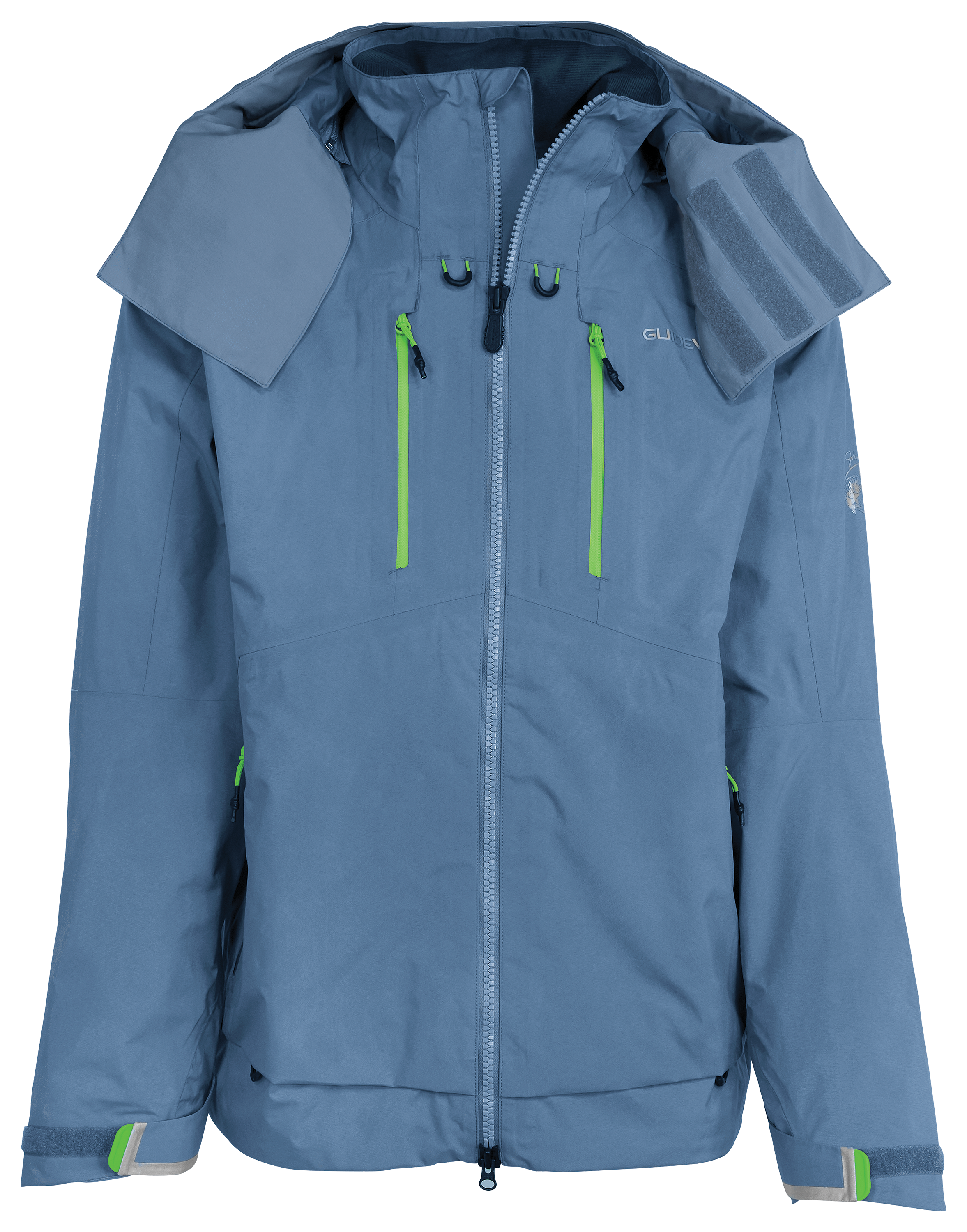 Image of Guidewear Johnny Morris Elite Waterproof Jacket for Men - Coronet Blue - M