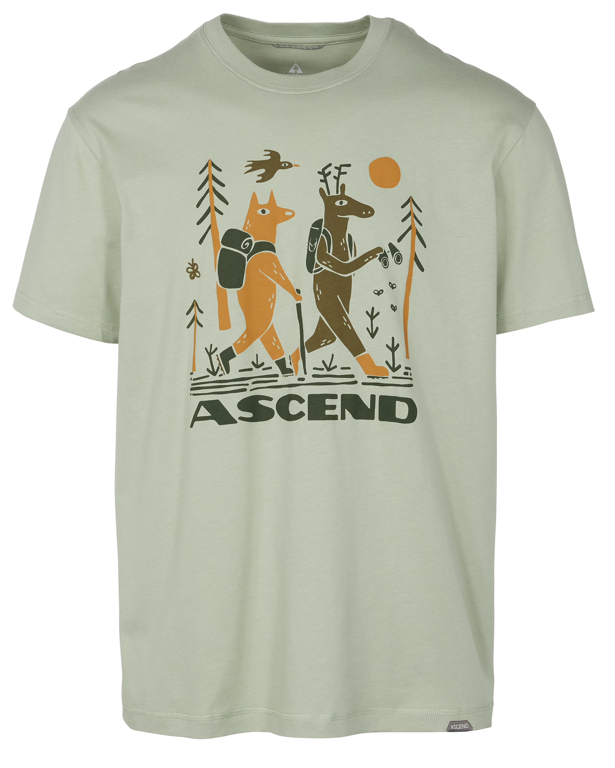 Image of Ascend Backpacking Graphic Short-Sleeve T-Shirt - Desert Sage