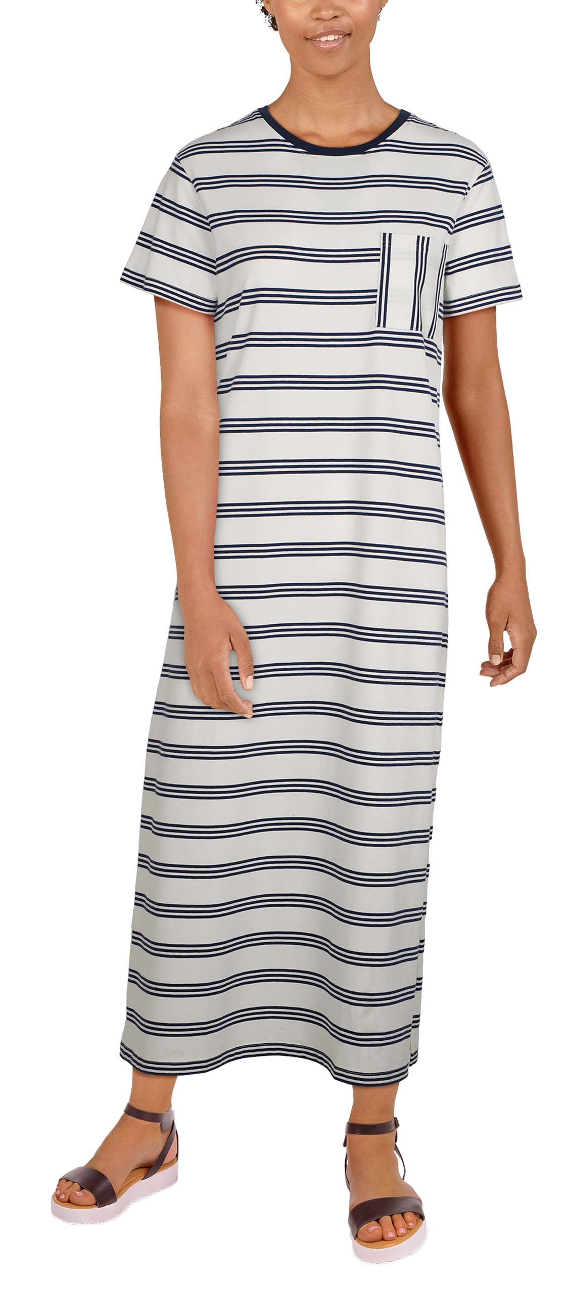 NATURAL REFLECTIONS Everyday Midi T-Shirt Dress