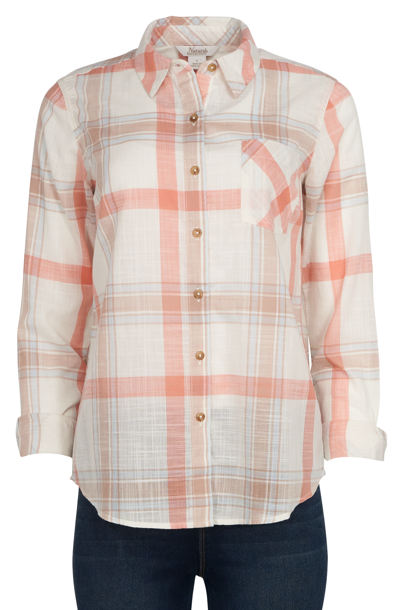 Image of Natural Reflections Meadowlands Long-Sleeve Shirt - Egret
