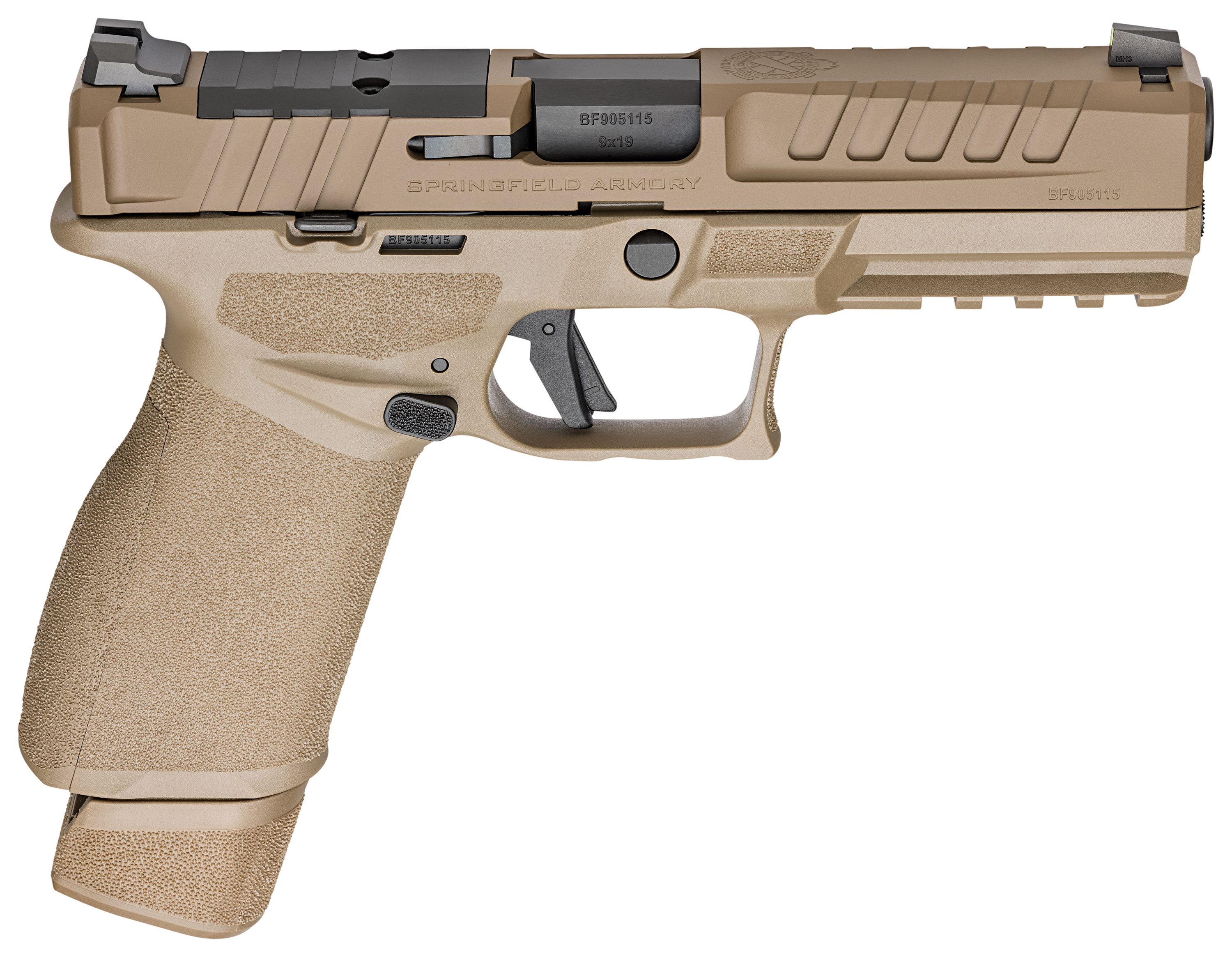 Springfield Armory Echelon Semi-Auto Pistol with U-Notch Sight - FDE - 17 + 1/20 + 1