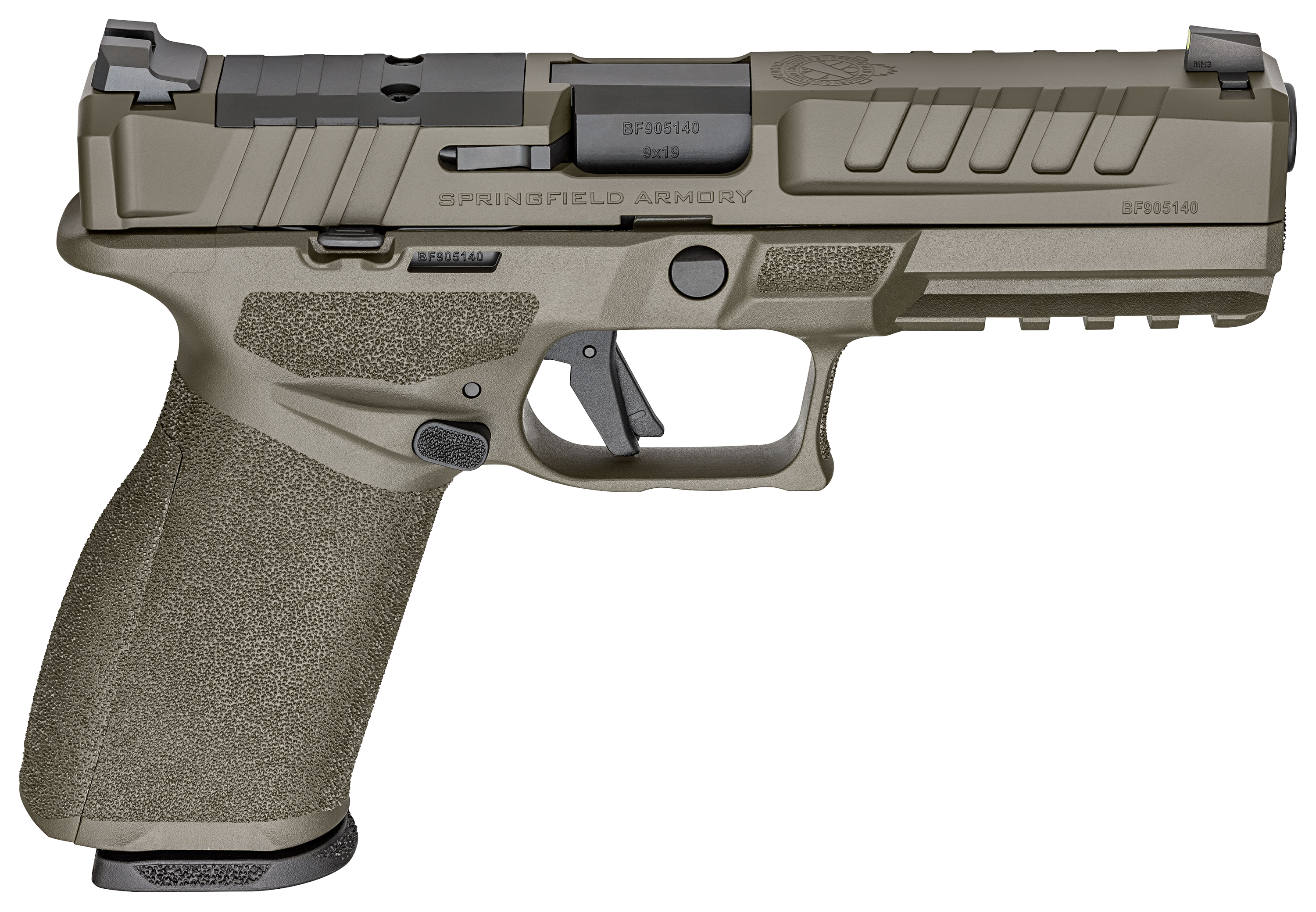 Springfield Armory Low Capacity Echelon Semi-Auto Pistol with U-Dot Sight System - Cerakote - Olive Drab Green - Springfield Armory