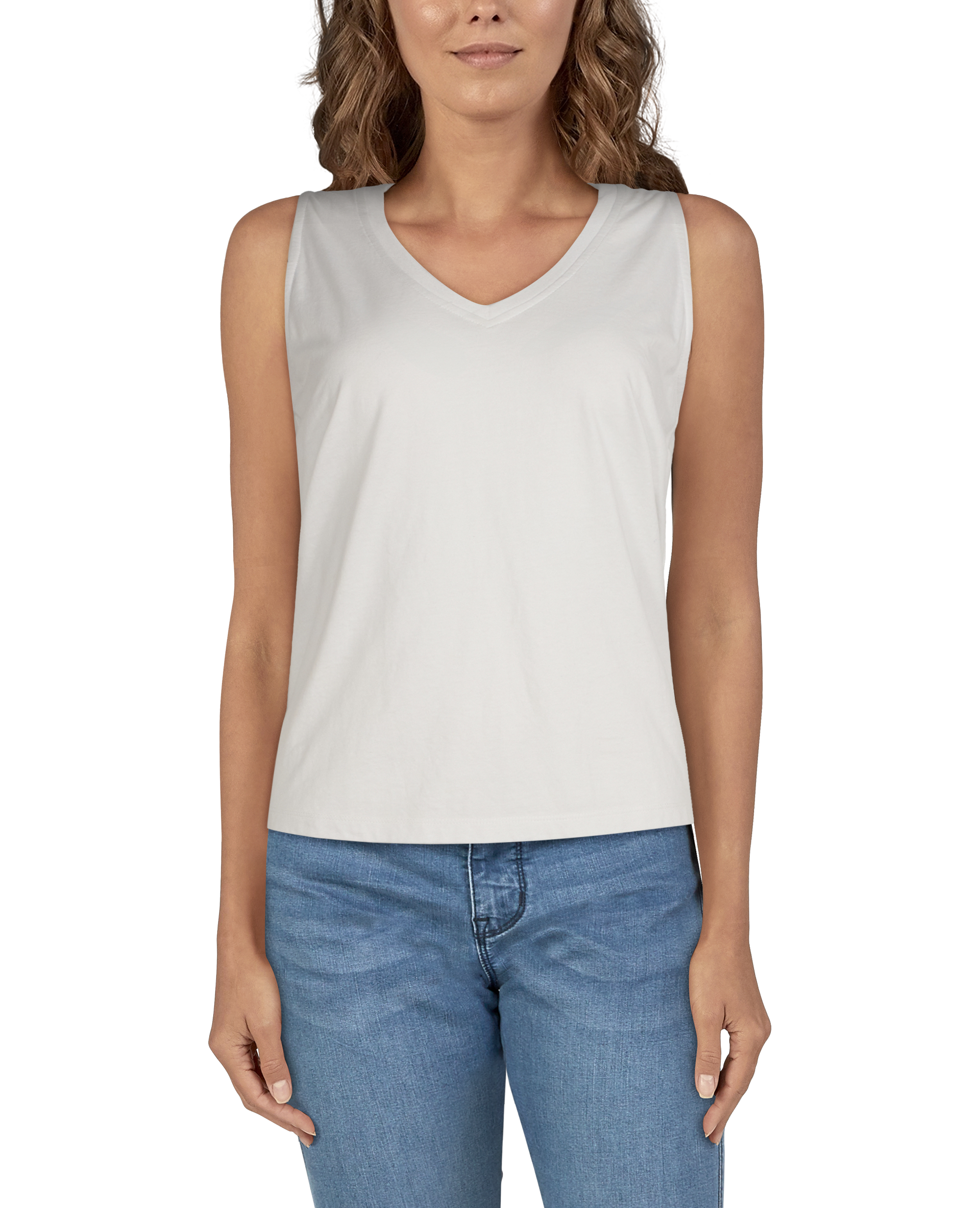 NATURAL REFLECTIONS Everyday REPREVE V-Neck Tank Top