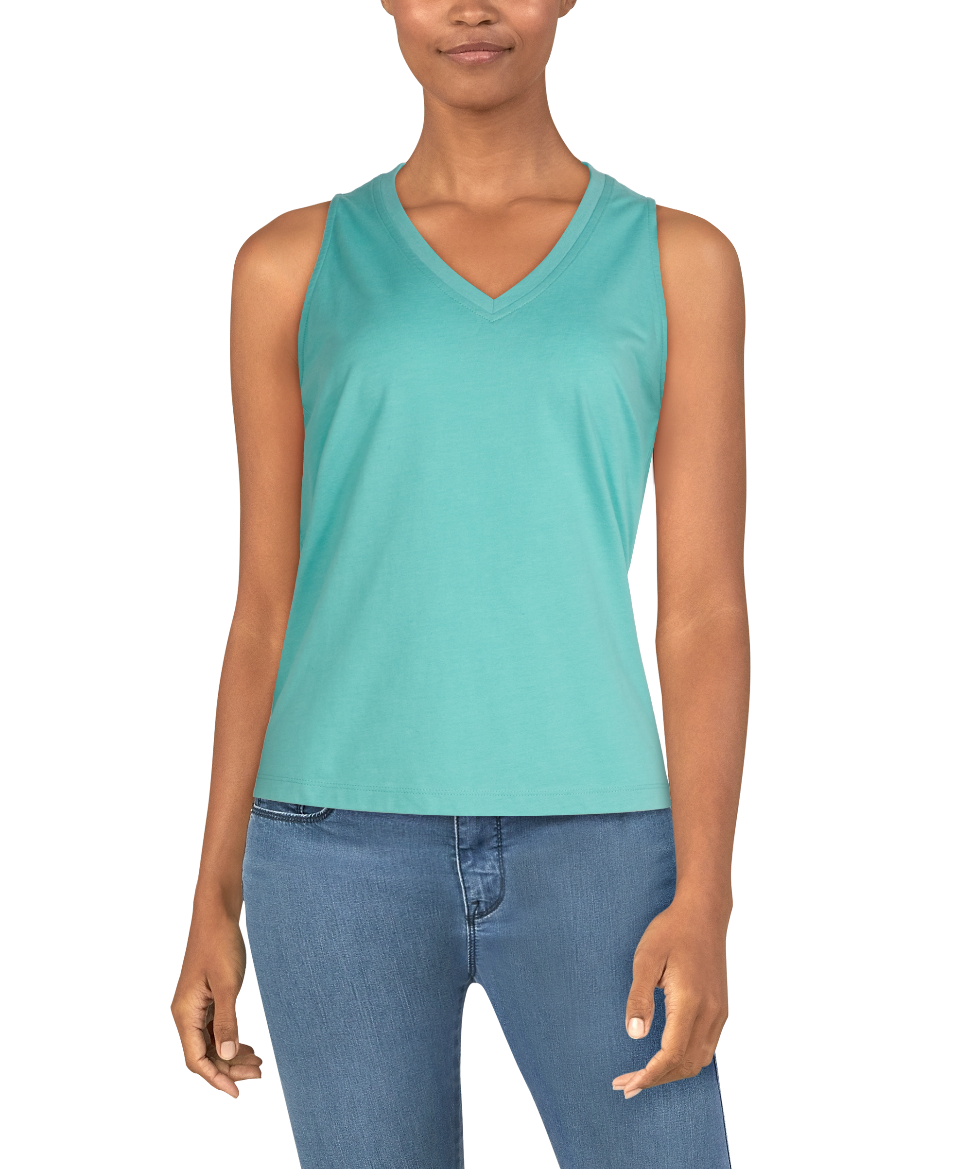 Natural Reflections Everyday REPREVE V-Neck Tank Top for Ladies                                                                 