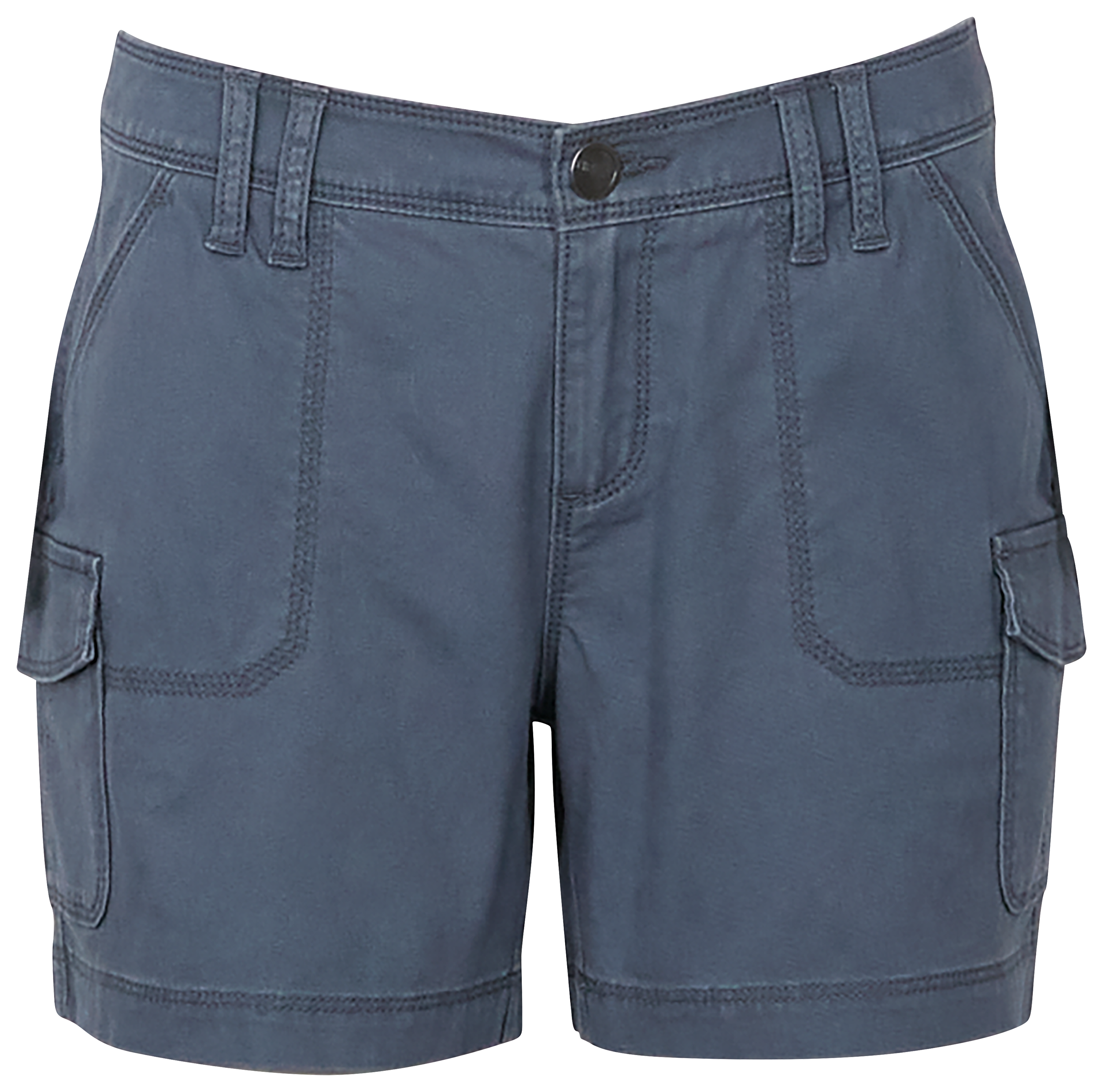 Image of Natural Reflections Canvas Cargo Shorts - Stormy Weather