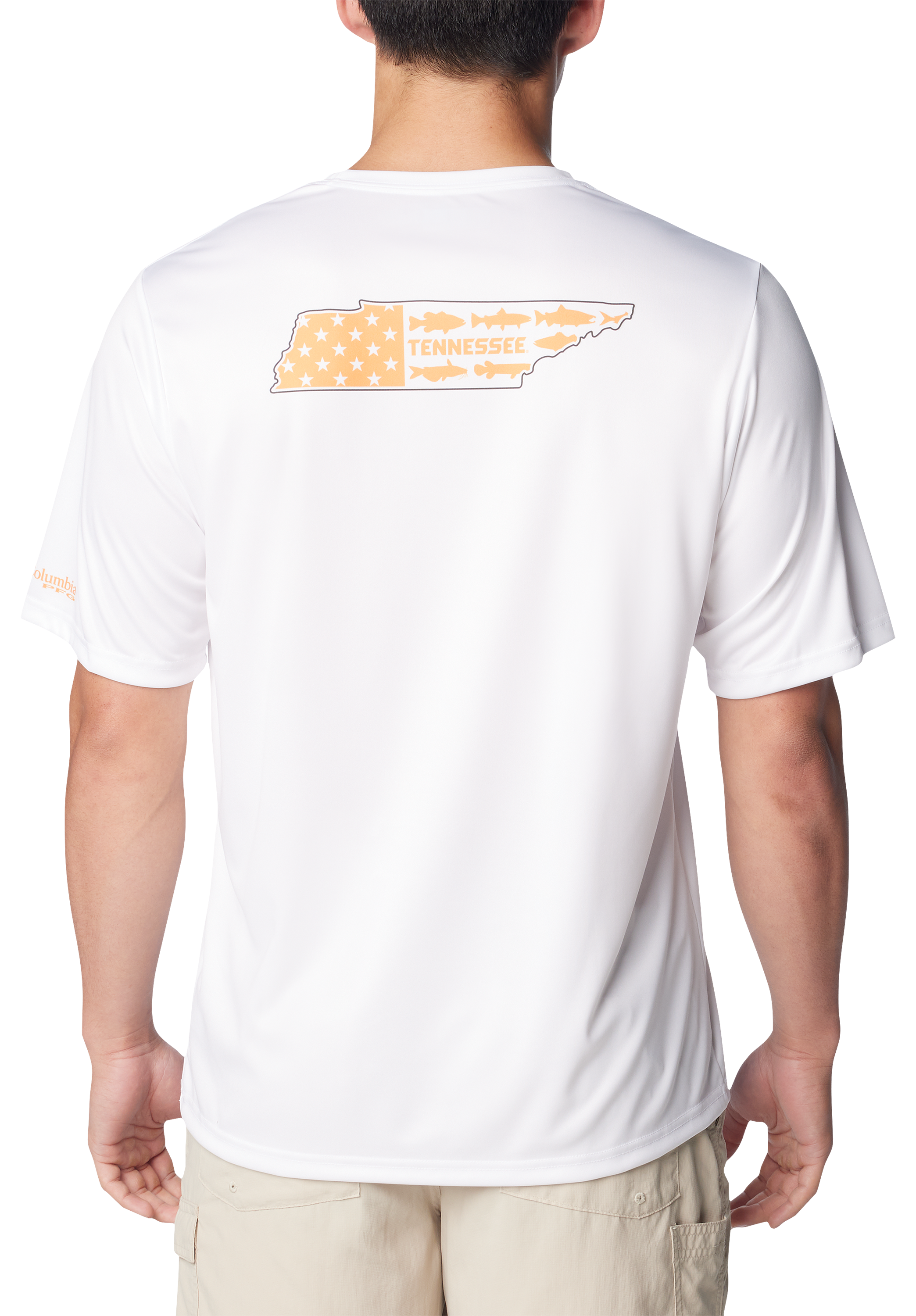 COLUMBIA PFG Terminal Tackle Collegiate Short-Sleeve Shirt for Men