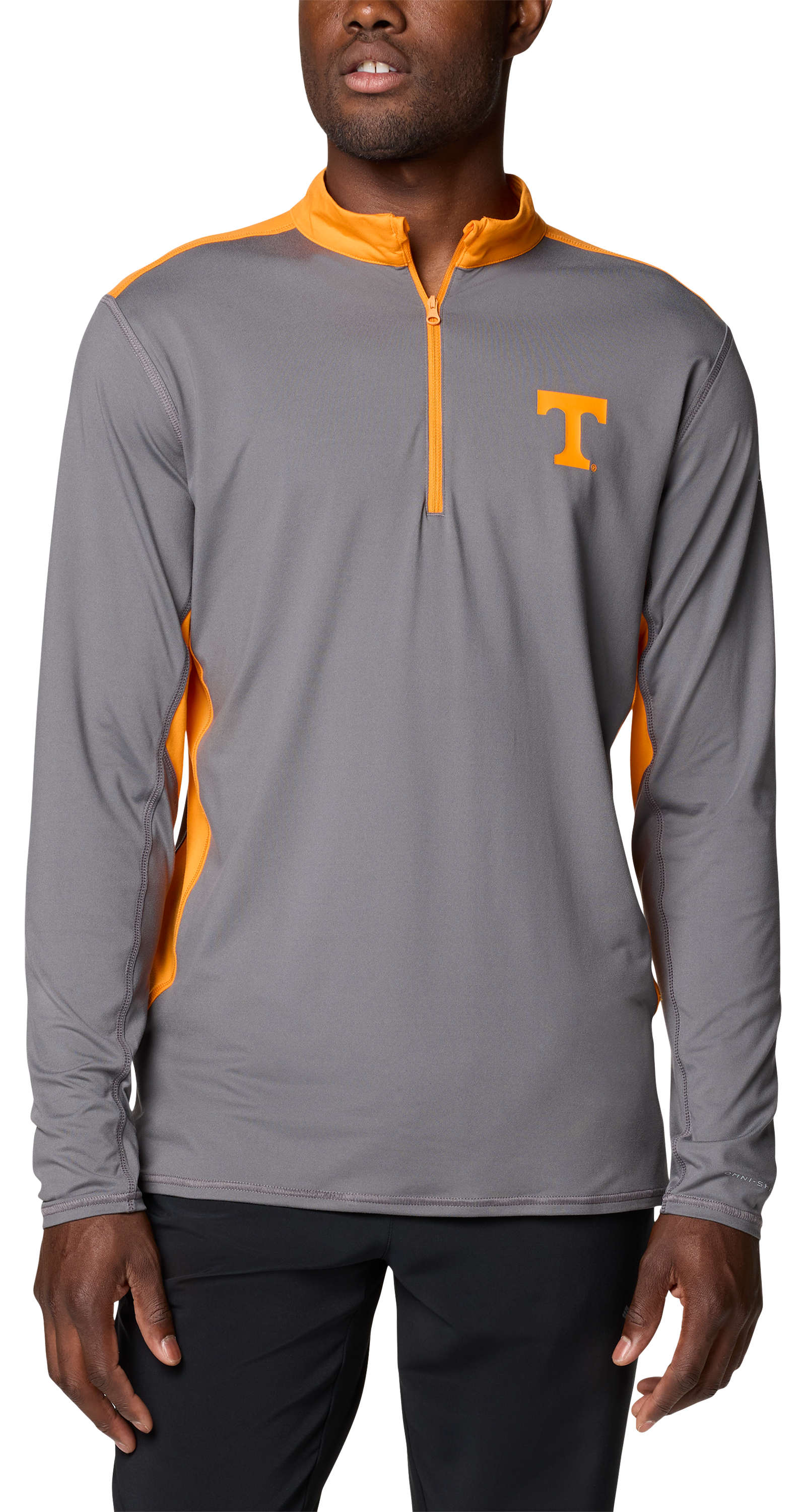 Columbia Collegiate Tech Trail Quarter-Zip Long-Sleeve Pullover for Men                                                         
