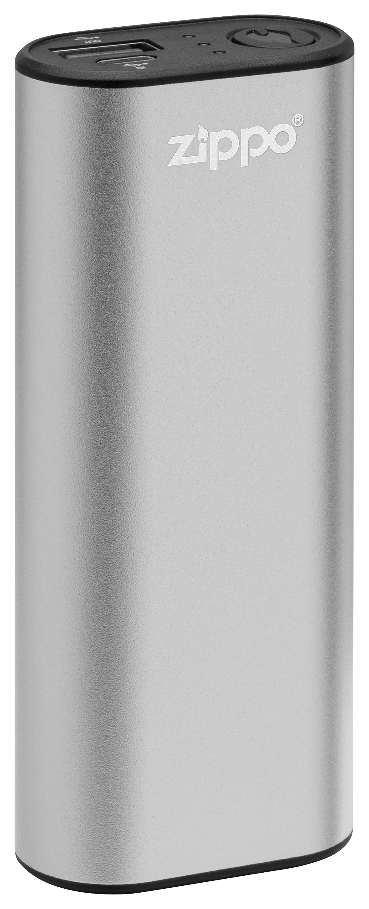 Image of Zippo Heatbank 6 Rechargeable Hand Warmer and Power Bank - Silver