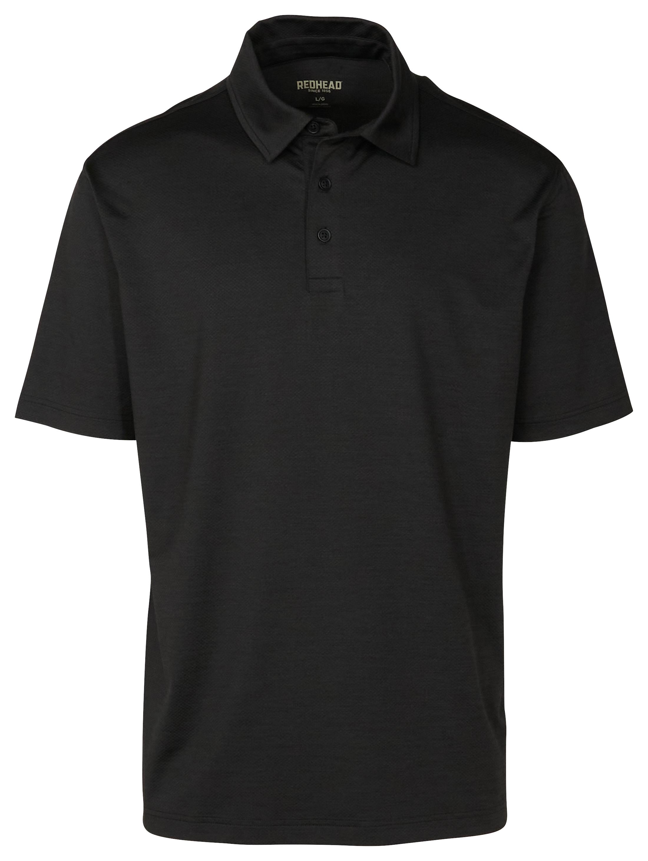 Image of RedHead Performance Short-Sleeve Polo Shirt for Men - Black - 2XL