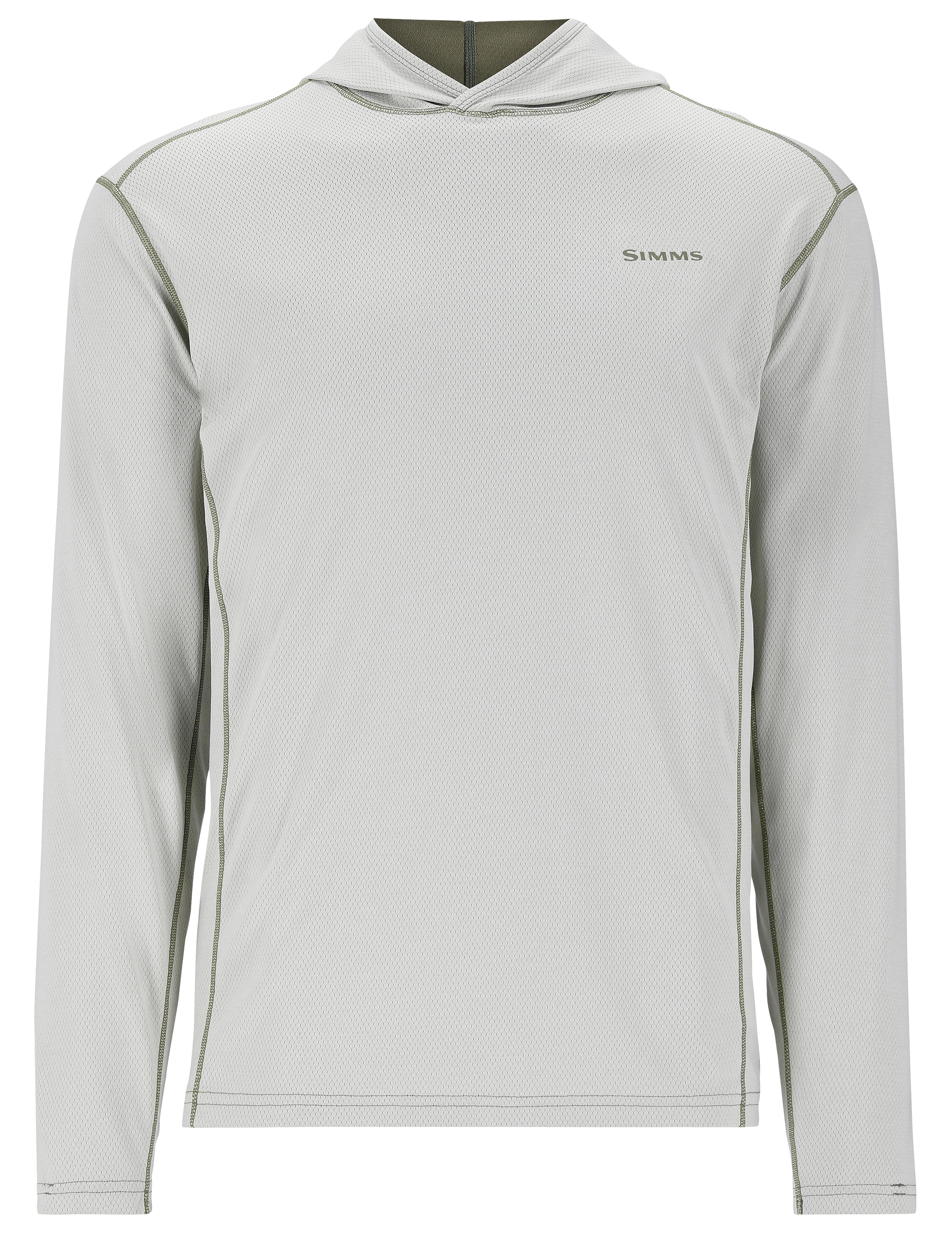Image of Simms BugStopper Long-Sleeve Hoodie - Aspen Heather